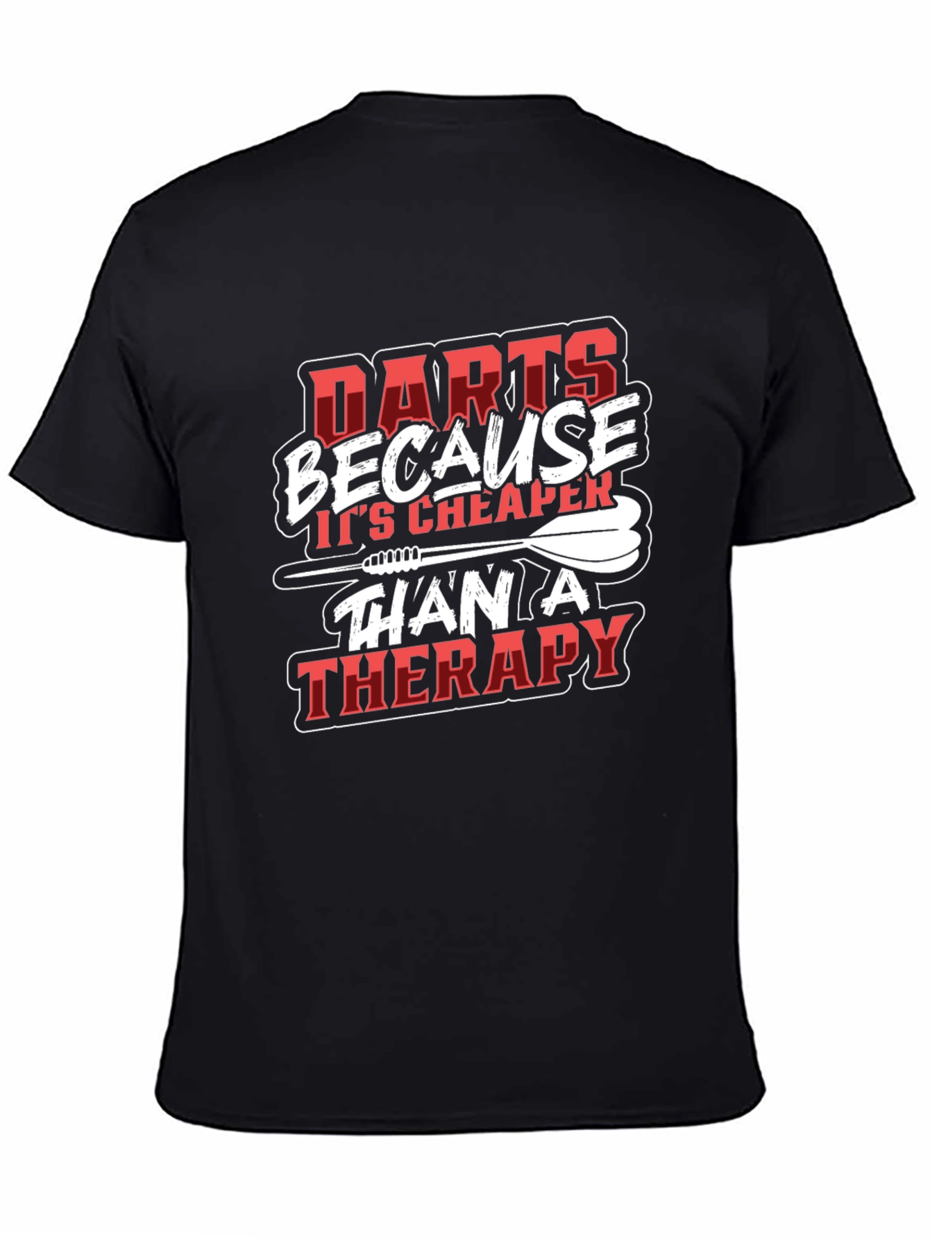 Darts Therapy Funny T-Shirt