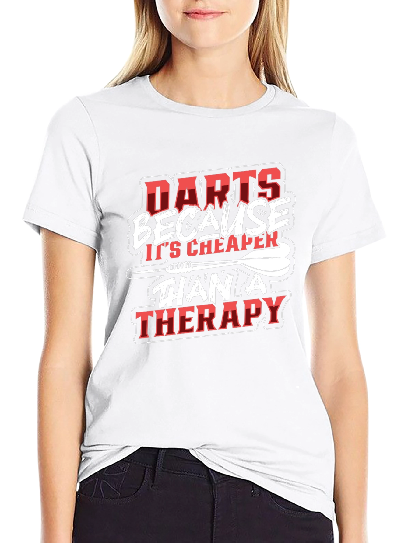 Darts Therapy Funny T-Shirt