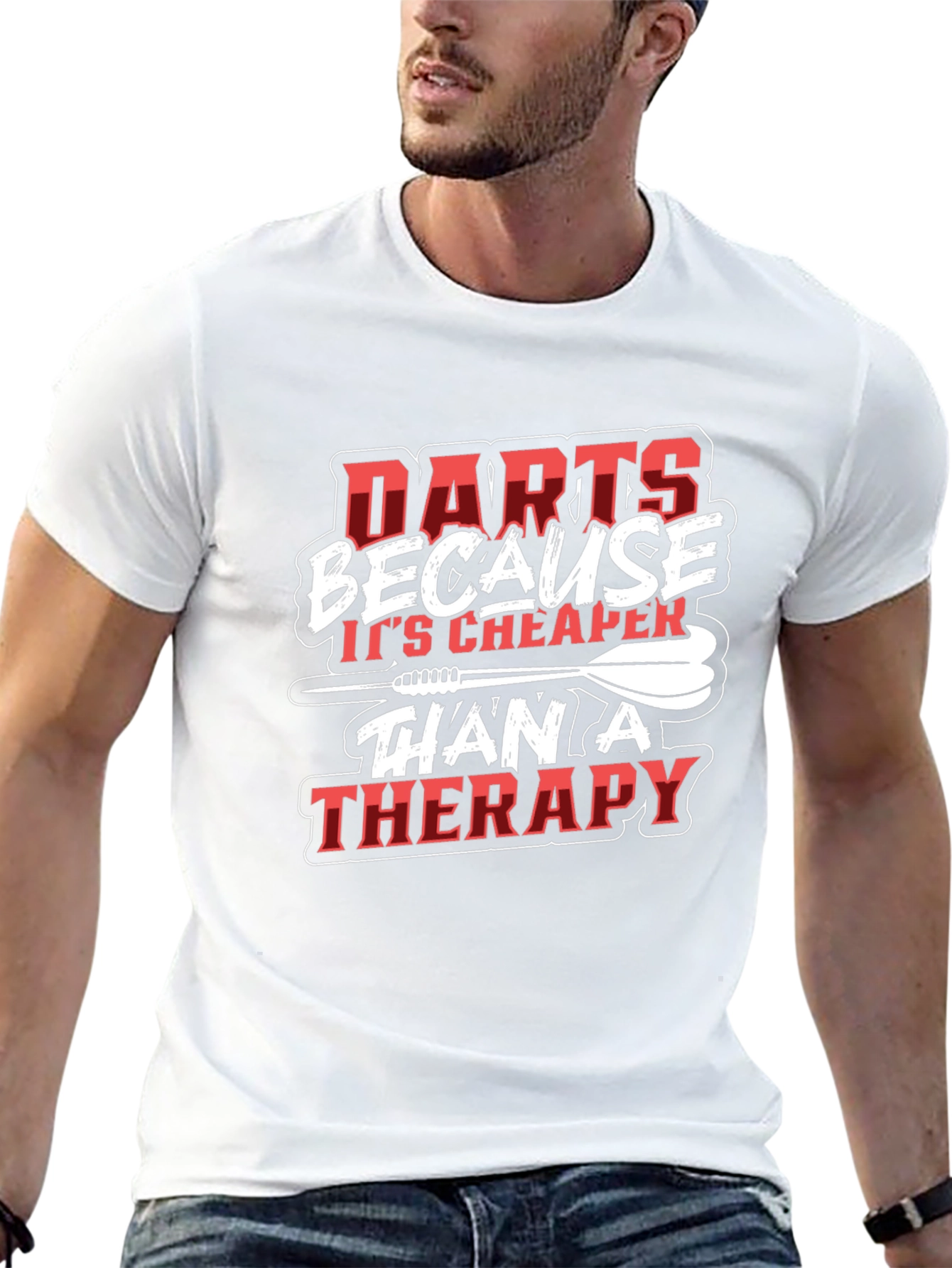 Darts Therapy Funny T-Shirt