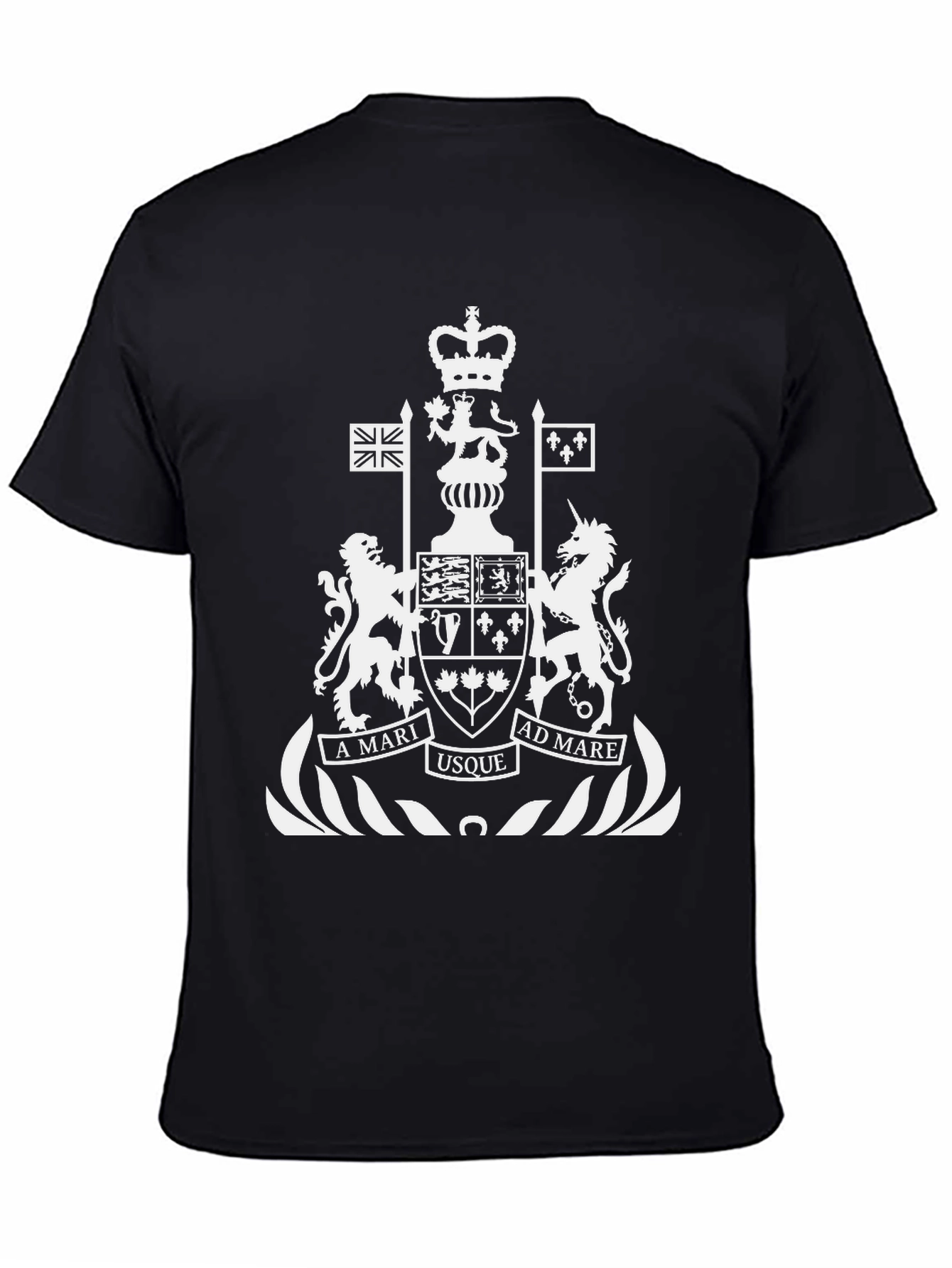 Canadian Coat of Arms Black T-Shirt