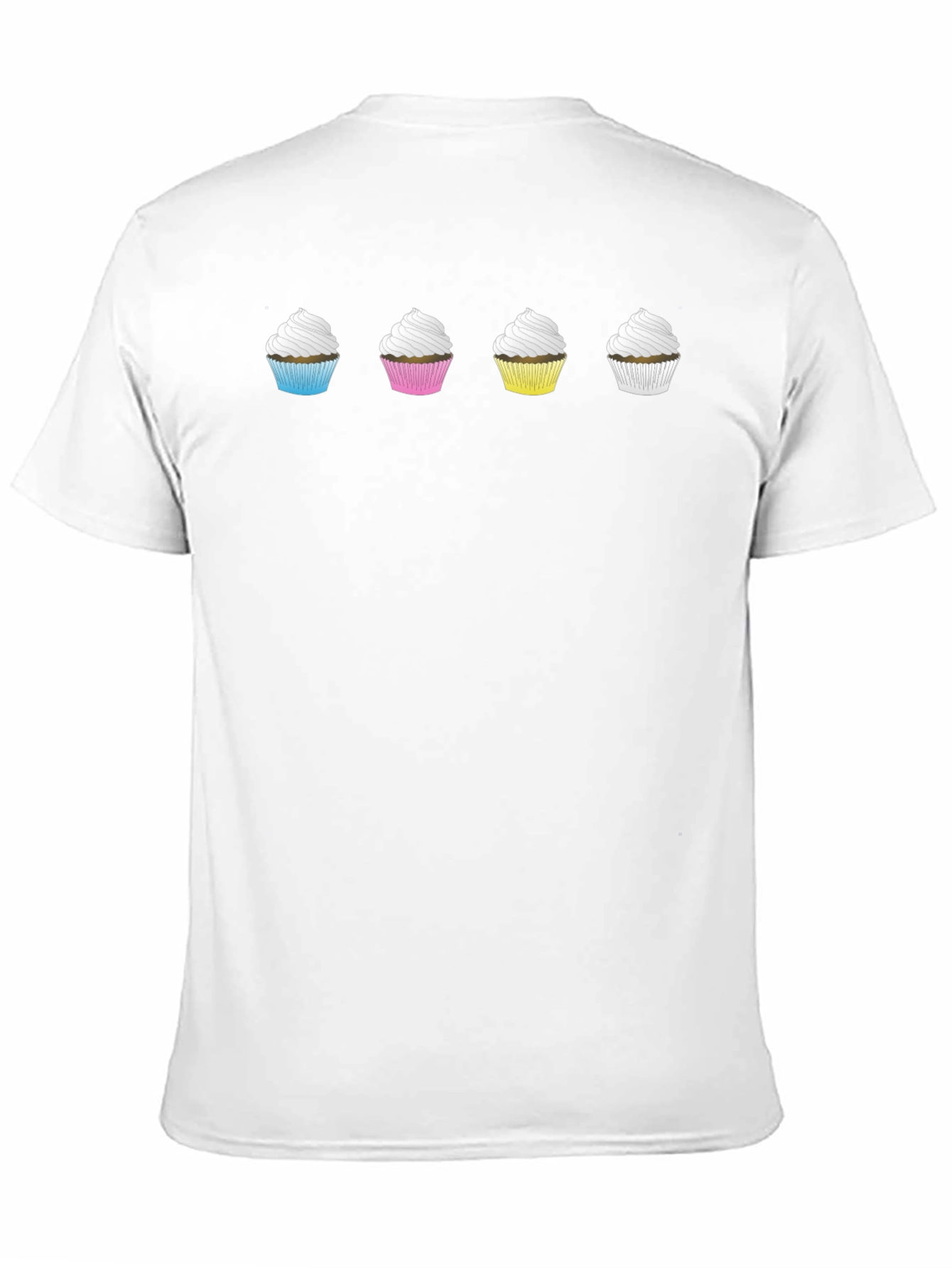 Cupcake Row Graphic T-Shirt