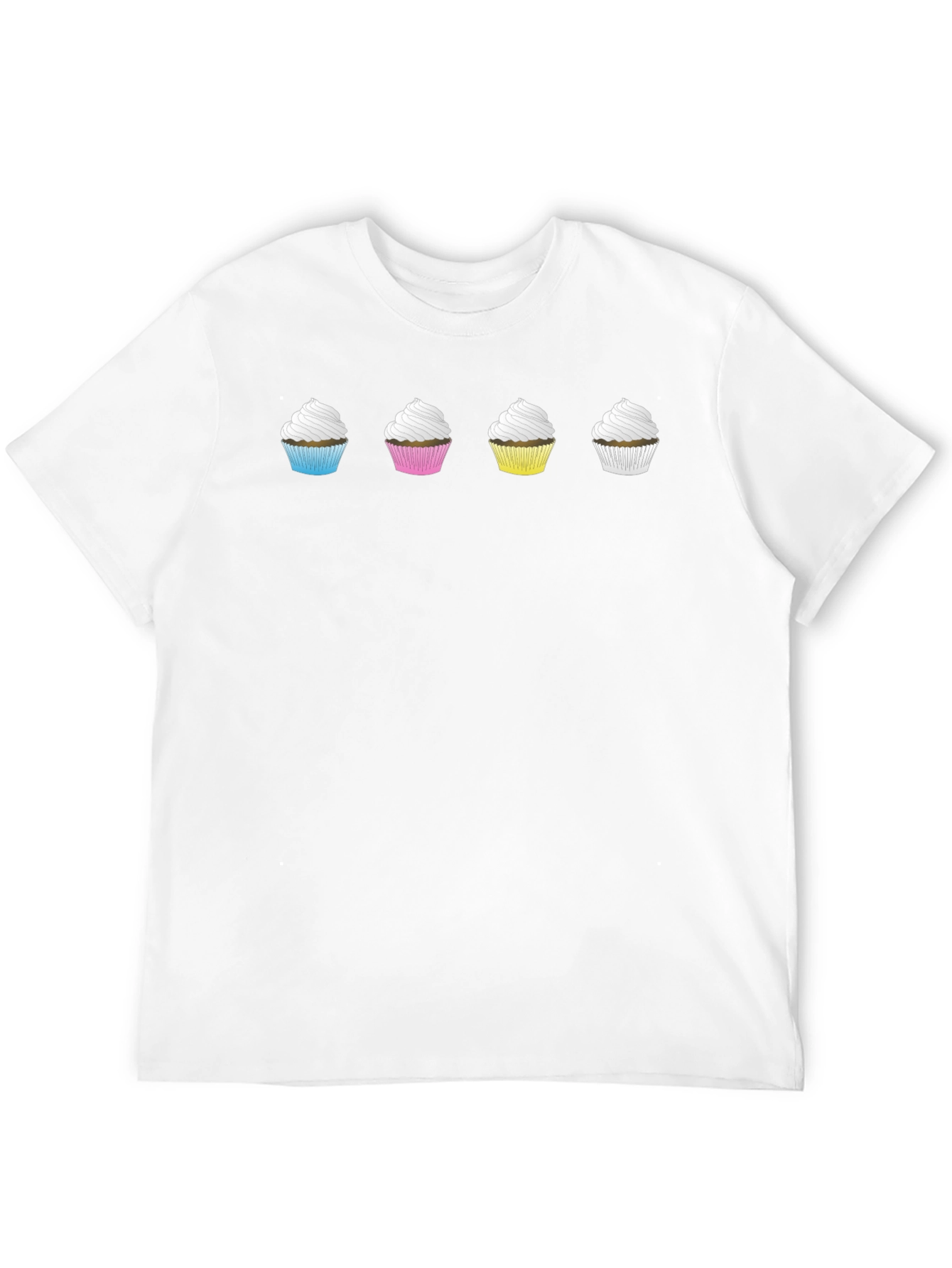 Cupcake Row Graphic T-Shirt