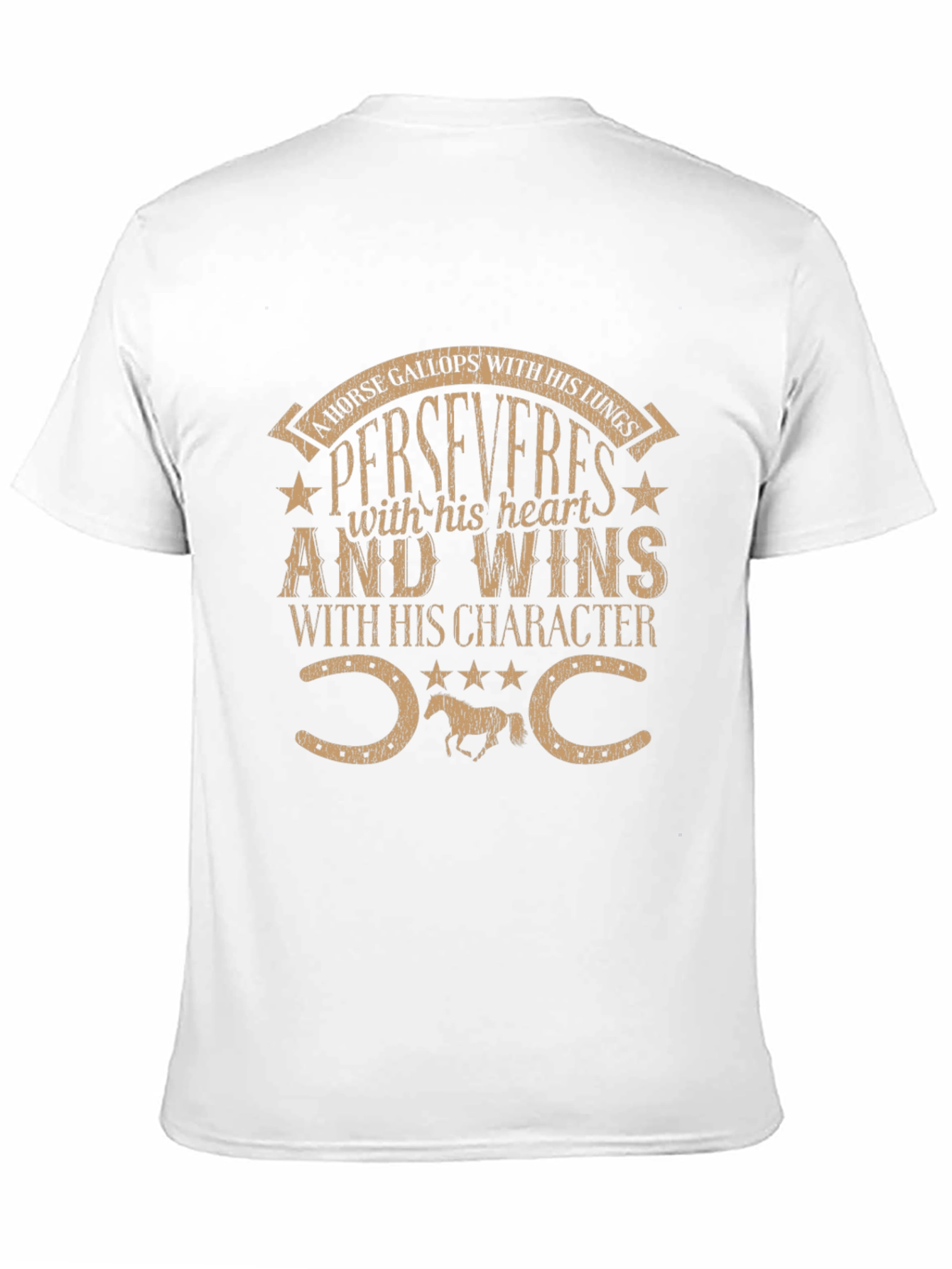 Horse Perseverance Graphic T-Shirt
