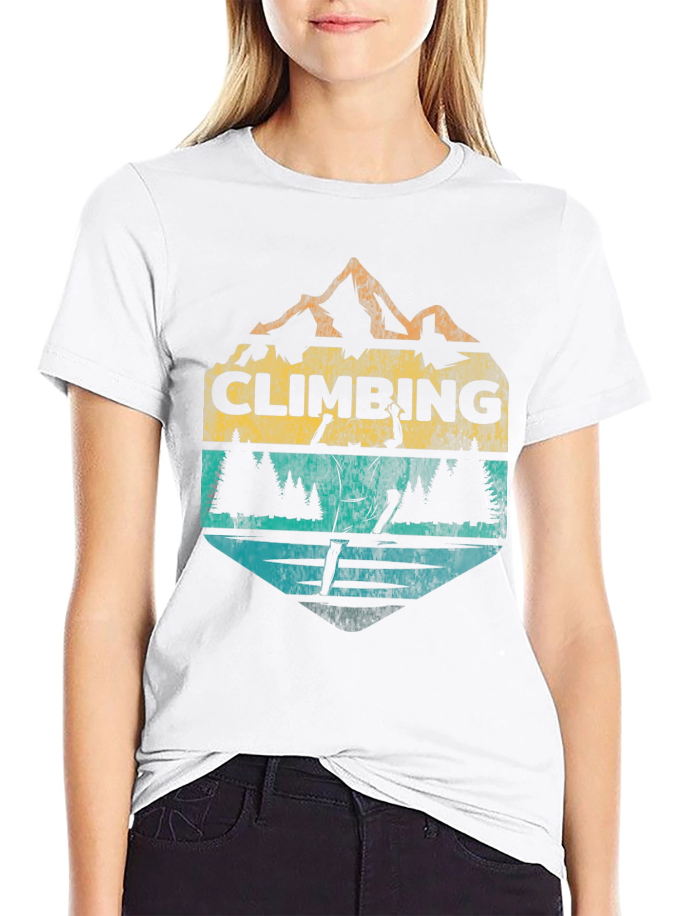Climbing Graphic T-Shirt - Mountain Adventure Tee