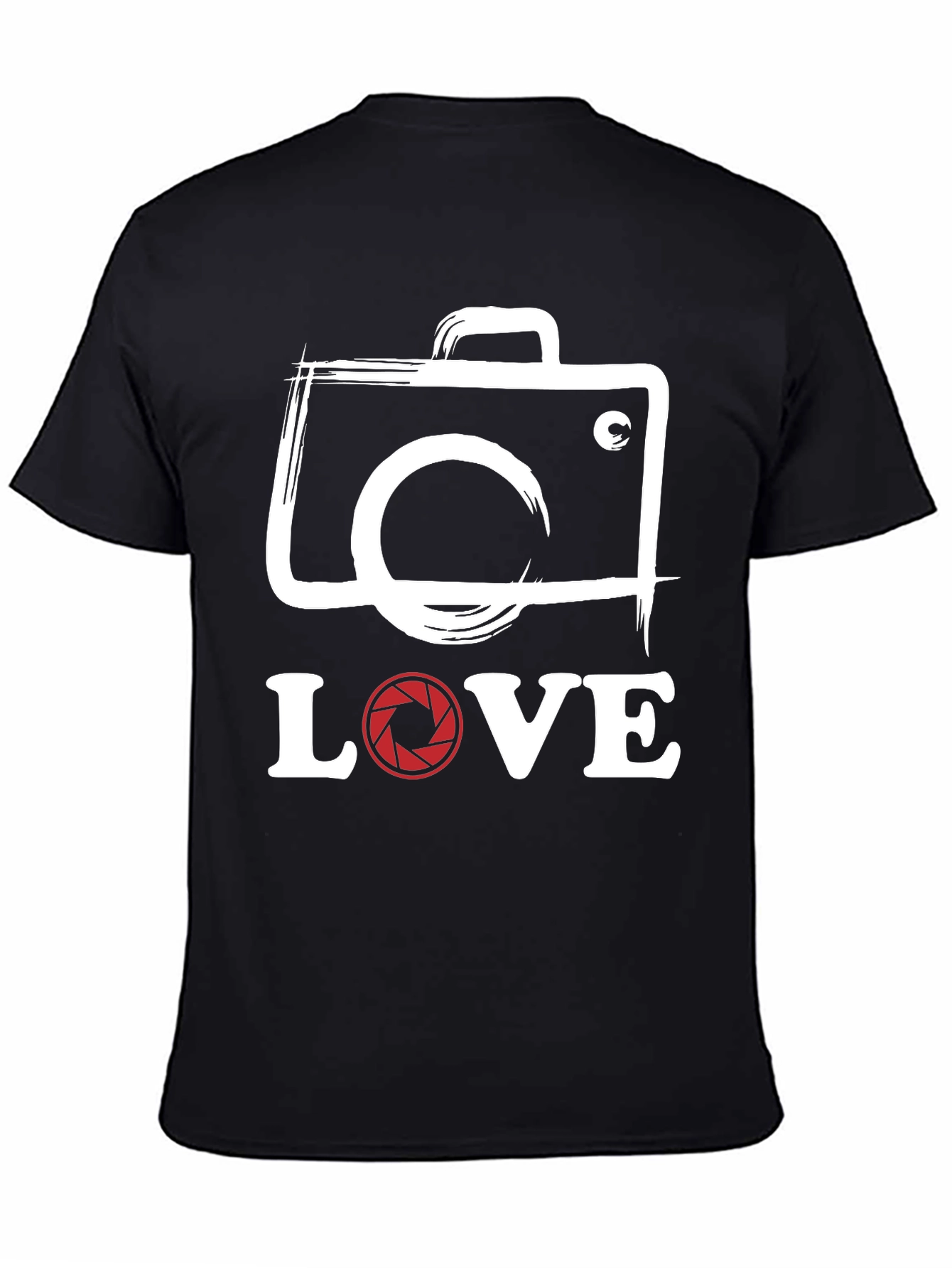Photographer LOVE T-Shirt - Camera Shutter Design