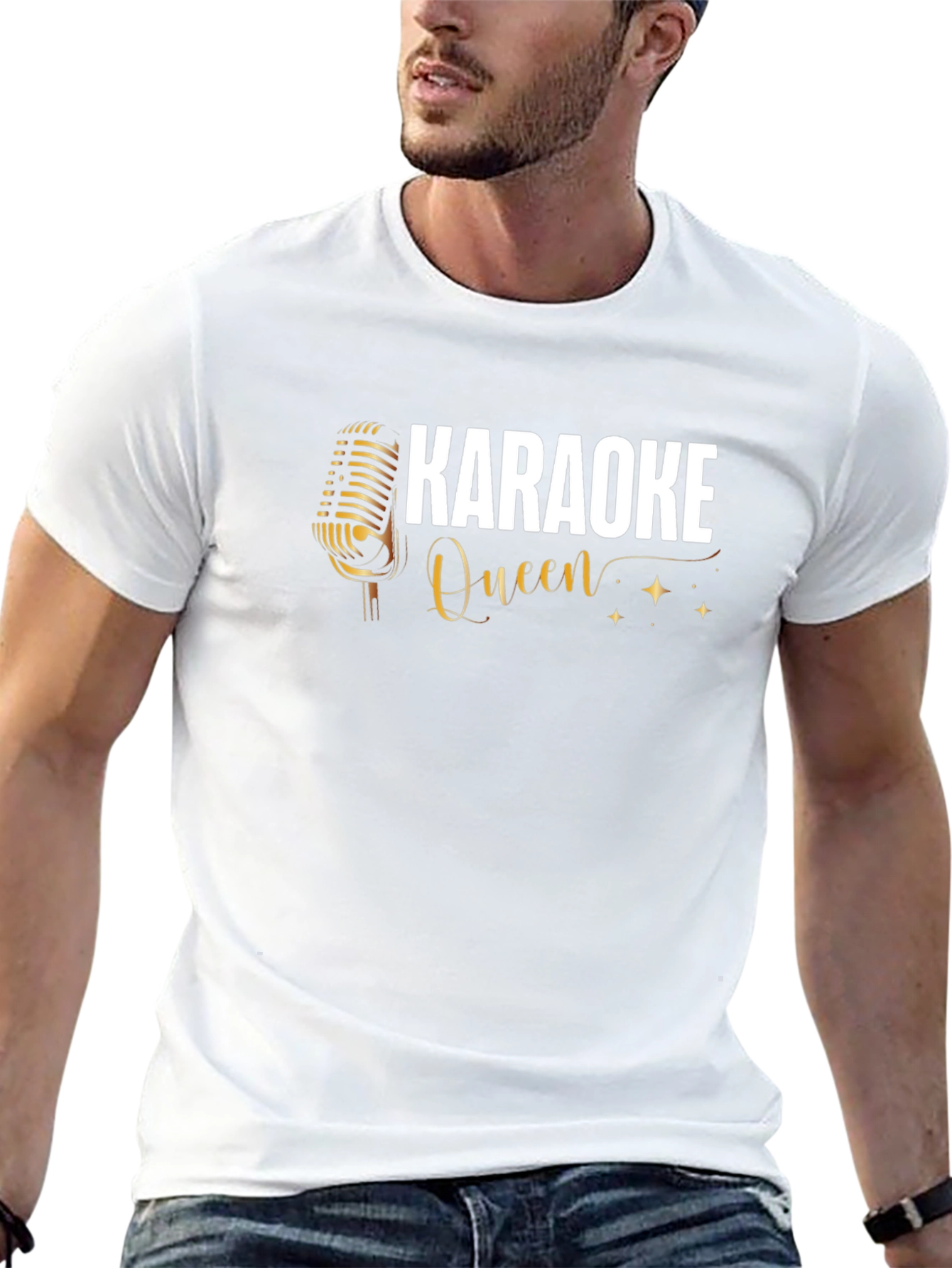 Karaoke Queen Black T-Shirt