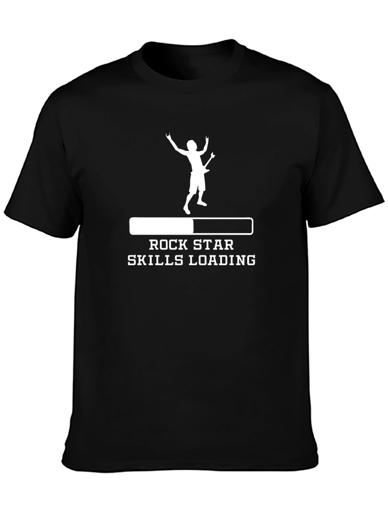 Rock Star Skills Loading Graphic Tee - Black
