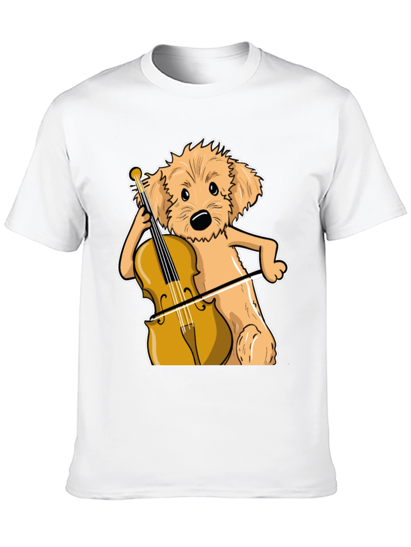 Dog Playing Cello T-Shirt