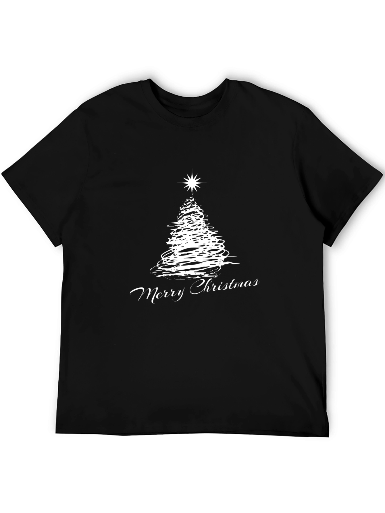 Christmas Tree Graphic Tee - Festive Holiday Shirt