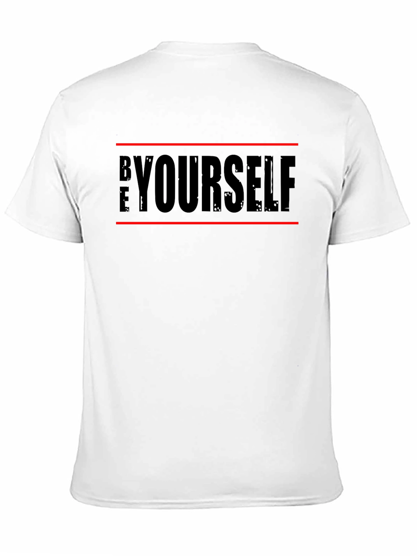 Be Yourself Graphic Tee - Mens Black T-Shirt