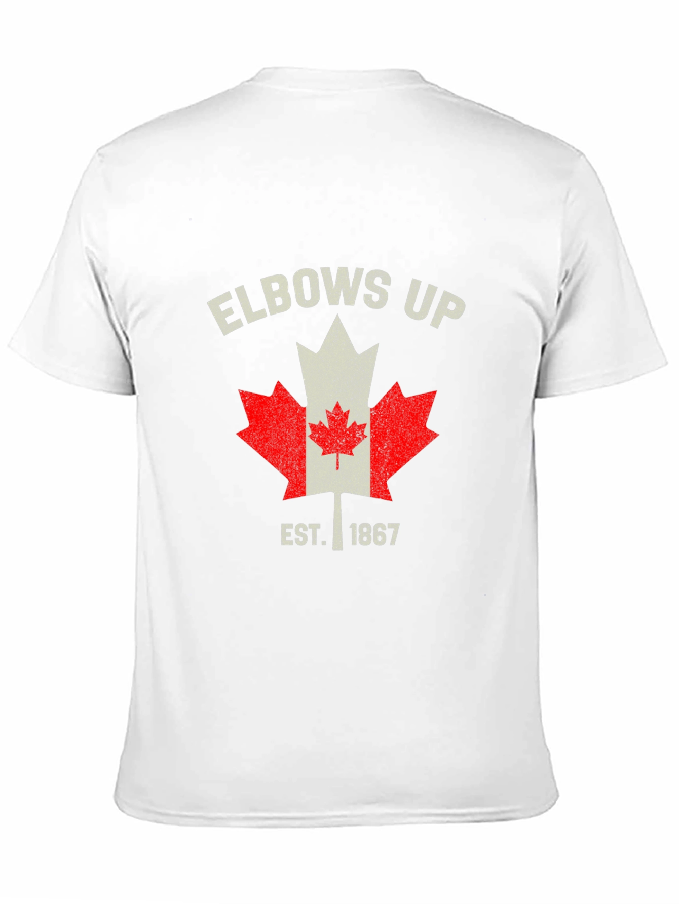 Elbows Up Canada Maple Leaf Est. 1867 T-Shirt