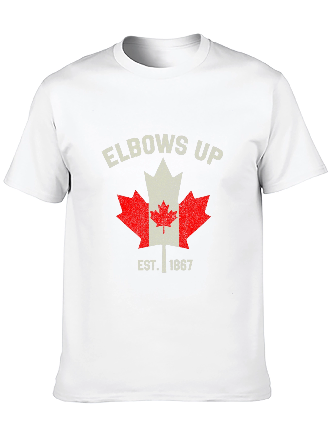 Elbows Up Canada Maple Leaf Est. 1867 T-Shirt