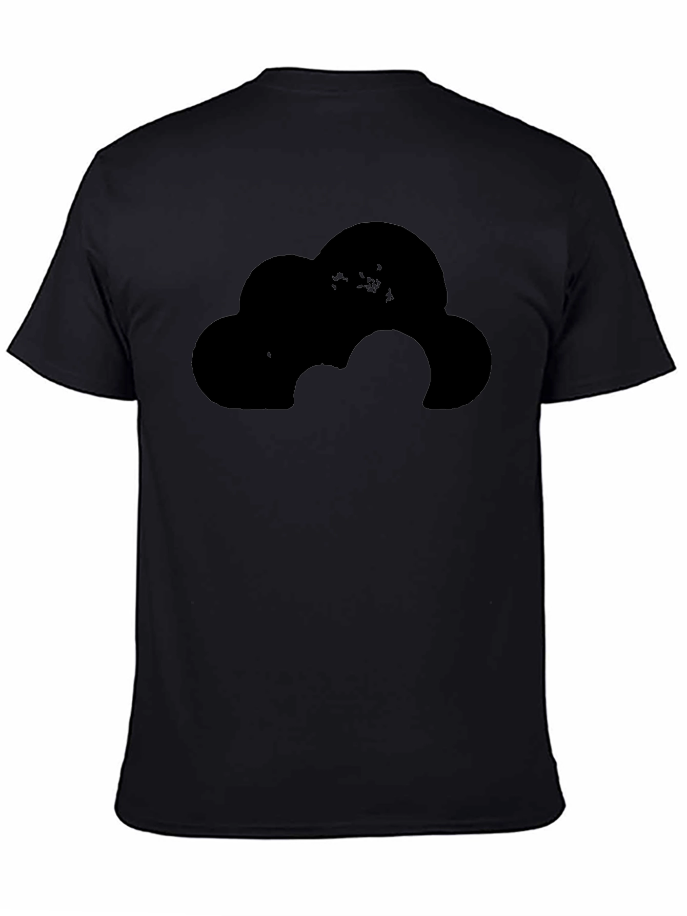 Cloud Graphic Black T-Shirt