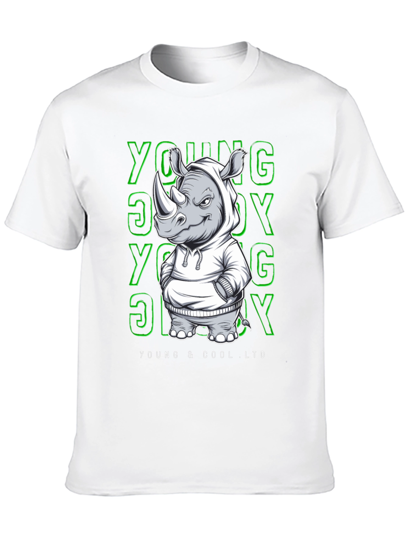 Cool Rhino Graphic Tee - Young & Cool LTD