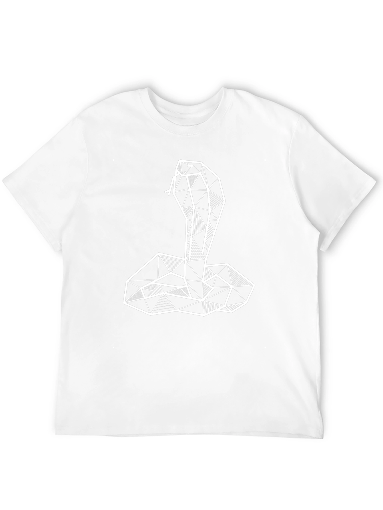 Geometric Cobra Tee - Modern Graphic Print