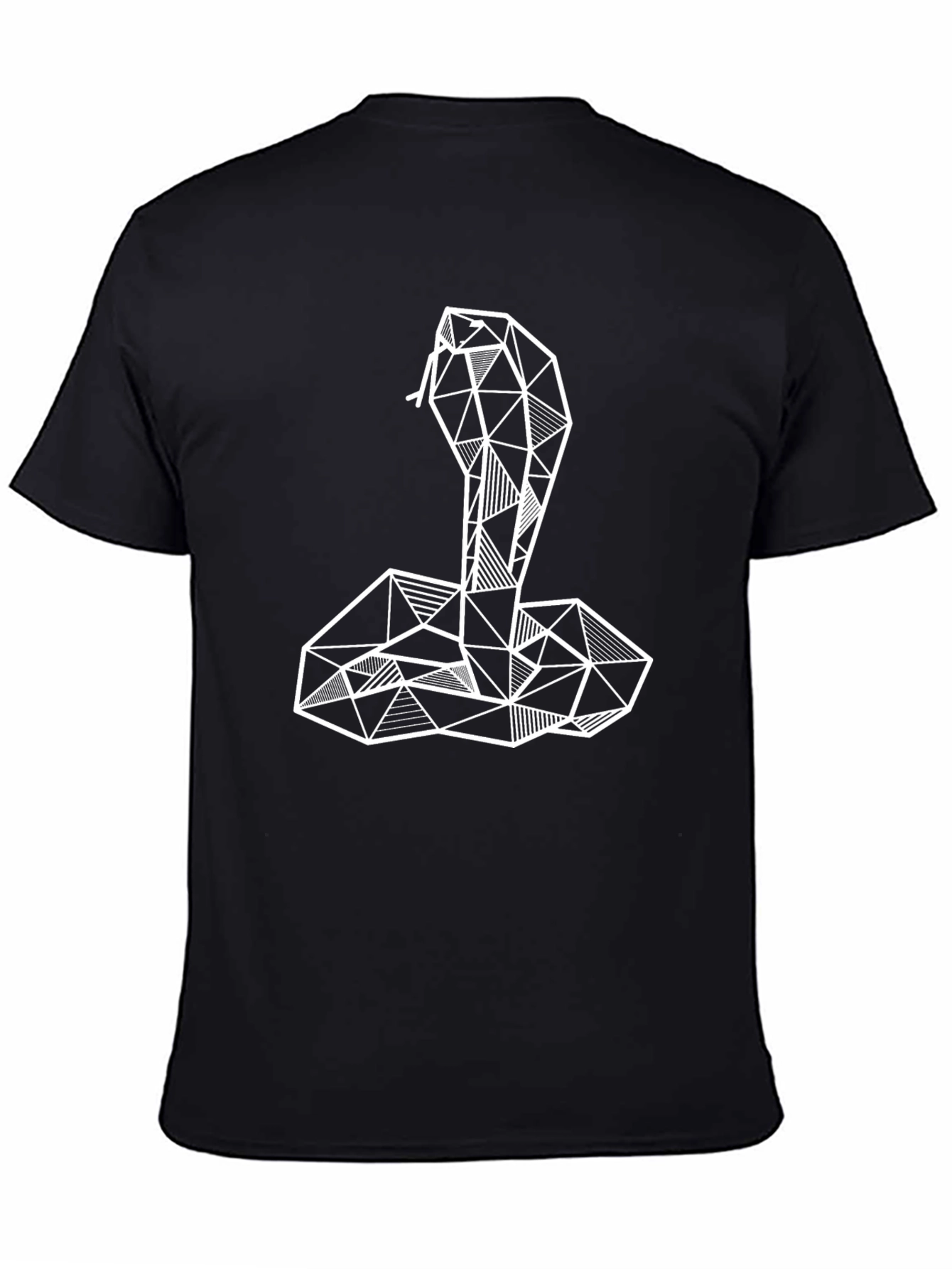 Geometric Cobra Tee - Modern Graphic Print