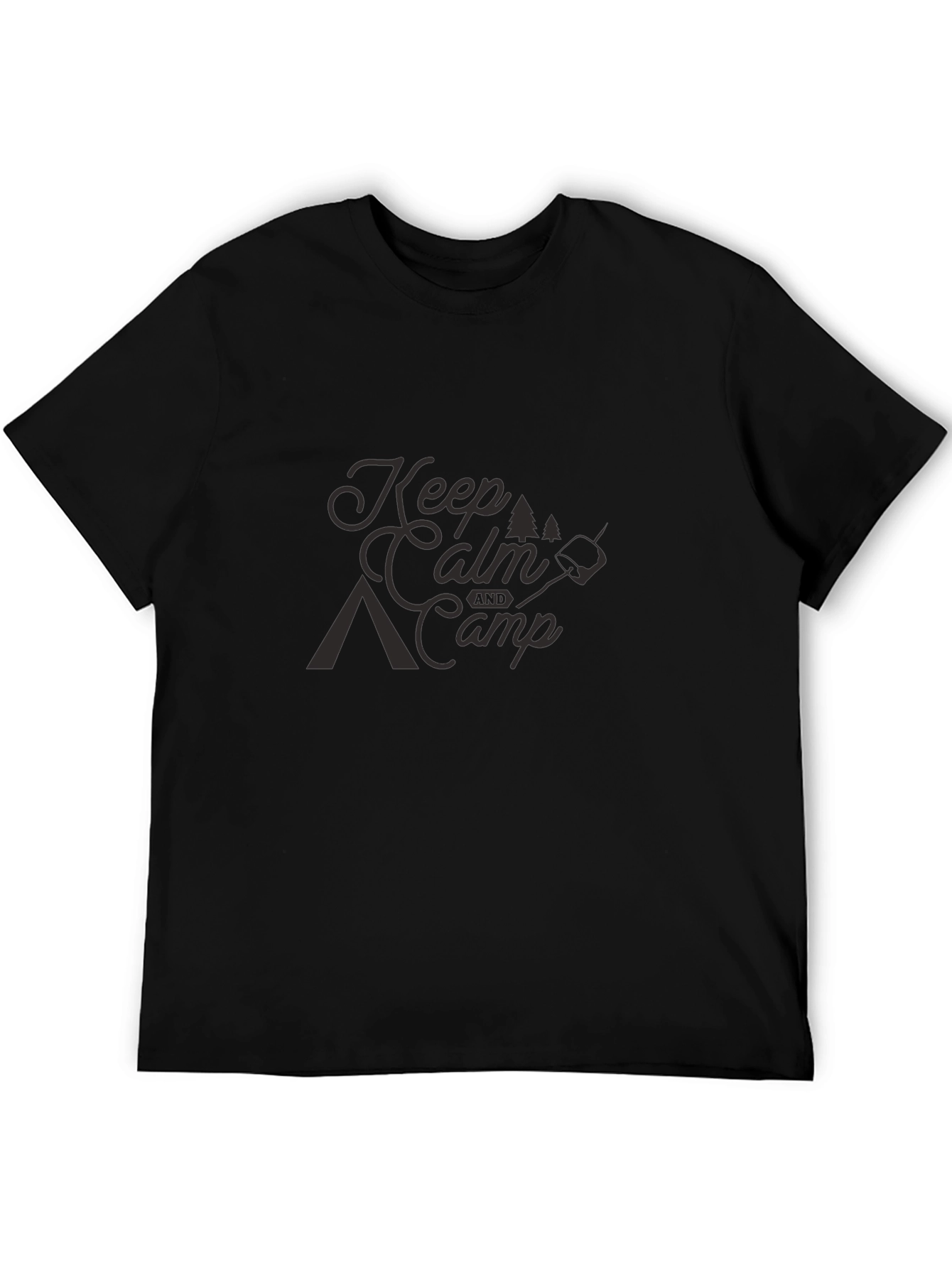 Keep Calm and Camp Black Tee