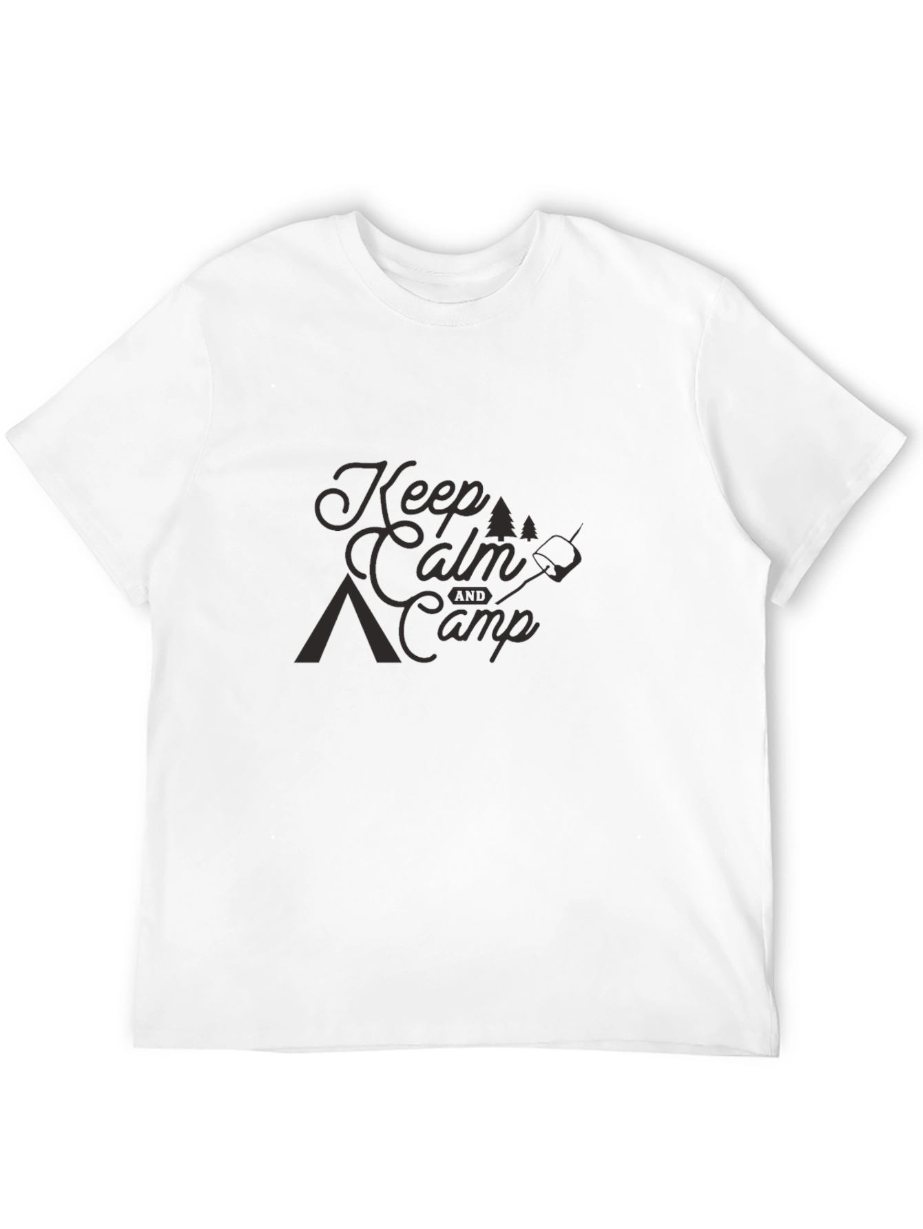Keep Calm and Camp Black Tee