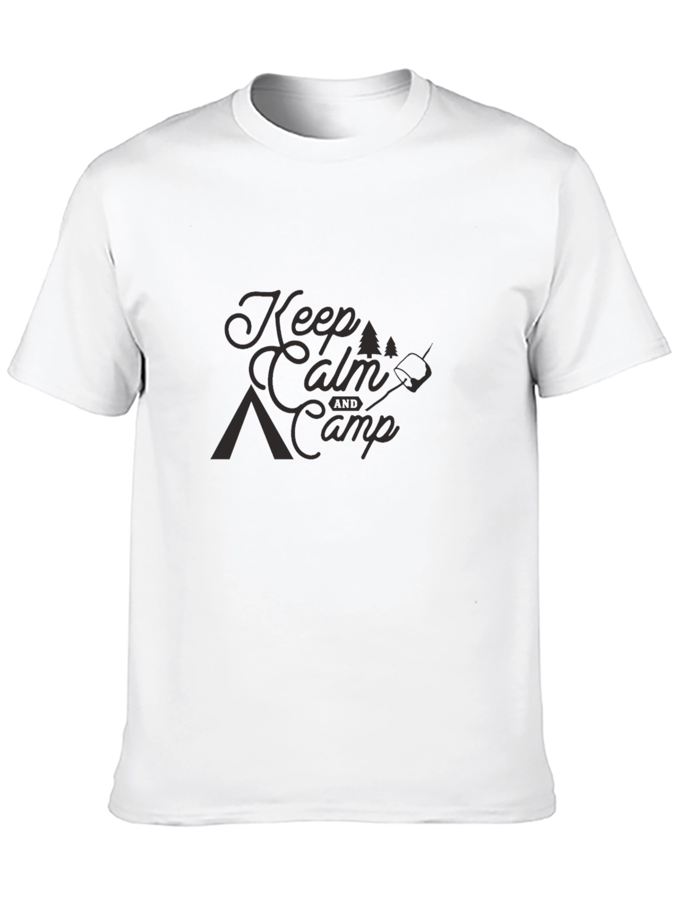 Keep Calm and Camp Black Tee