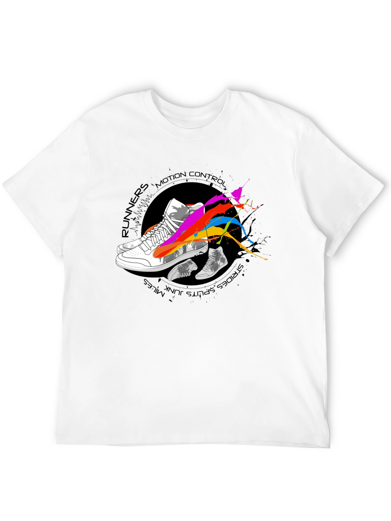 Motion Control Runners Graphic Tee - Black