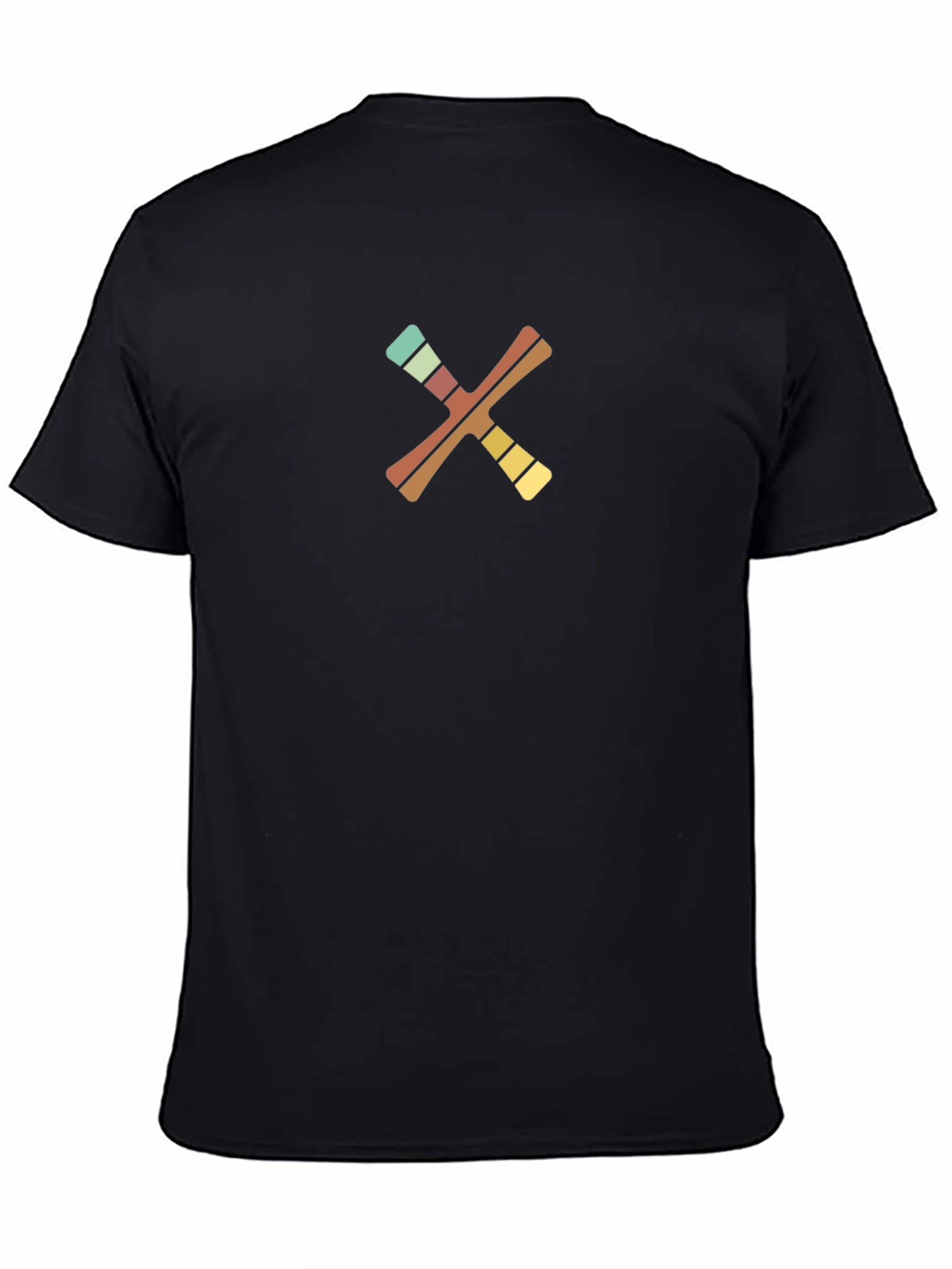 Retro X Graphic Black T-Shirt