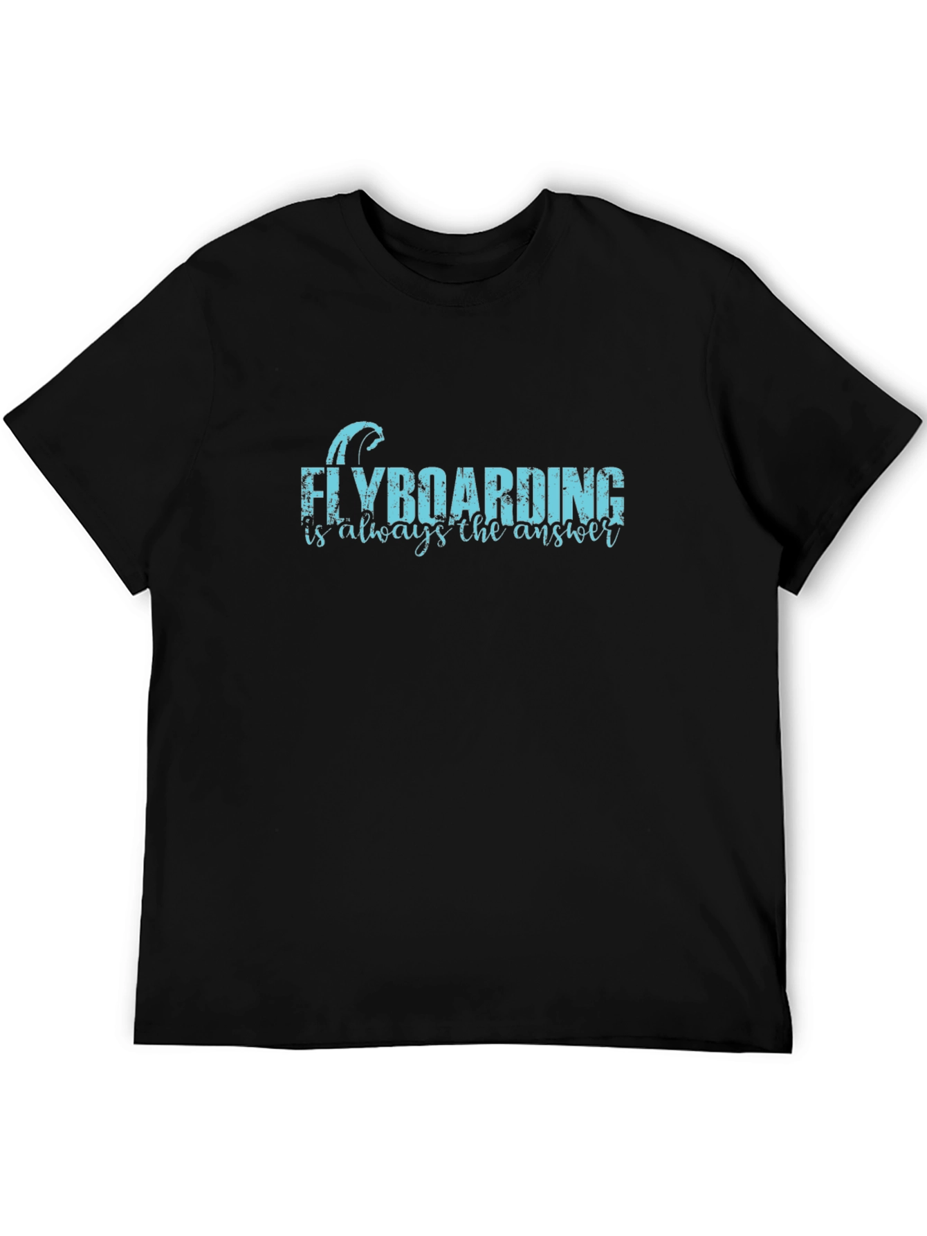 Flyboarding T-Shirt - Always the Answer Black Tee