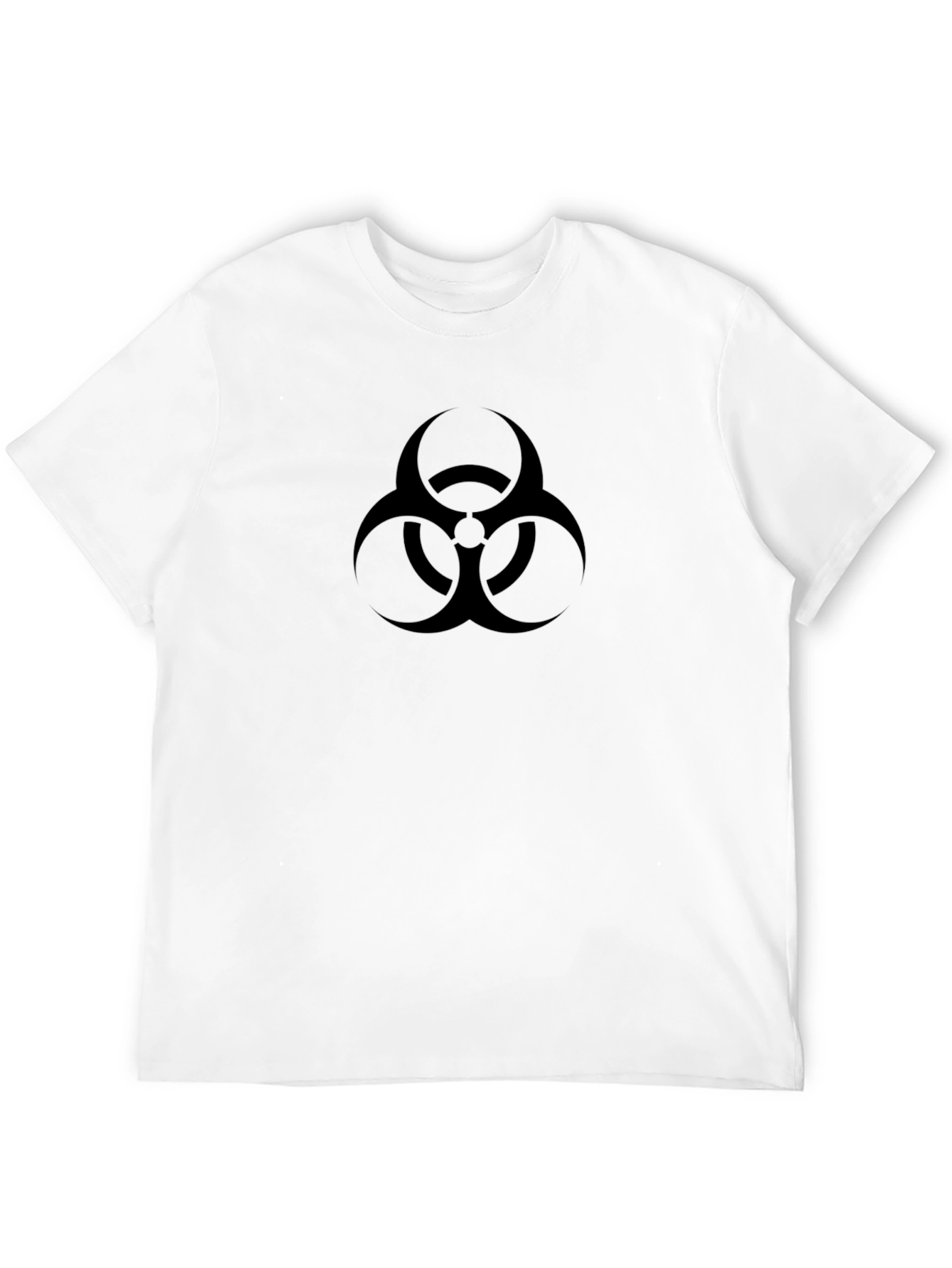 Biohazard Symbol Graphic Black T-Shirt