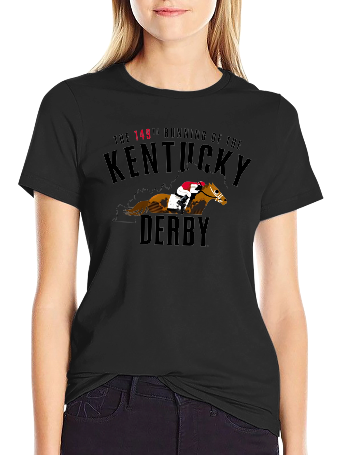 Kentucky Derby 149th Running Black T-Shirt
