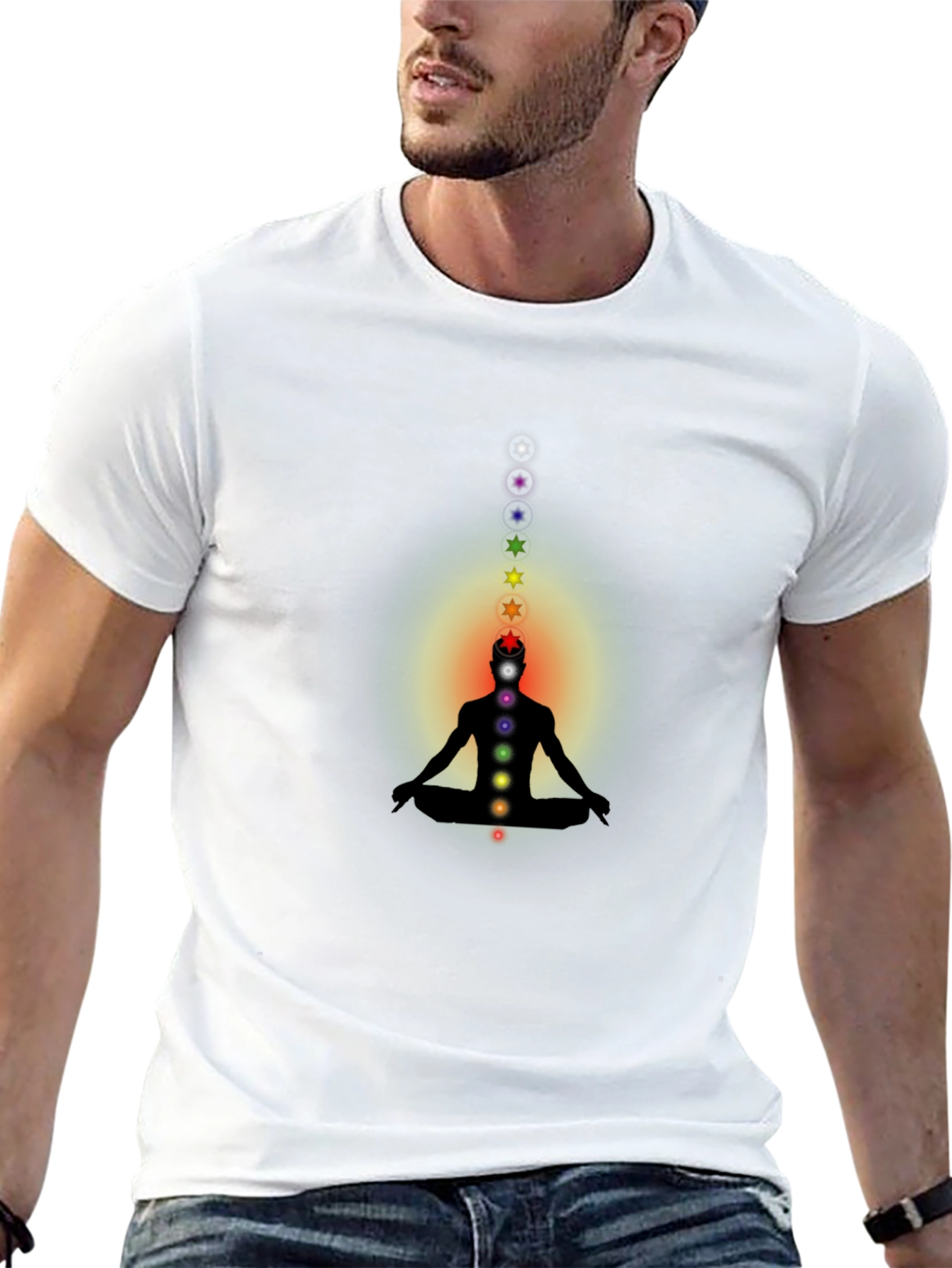 Chakra Meditation Graphic T-Shirt