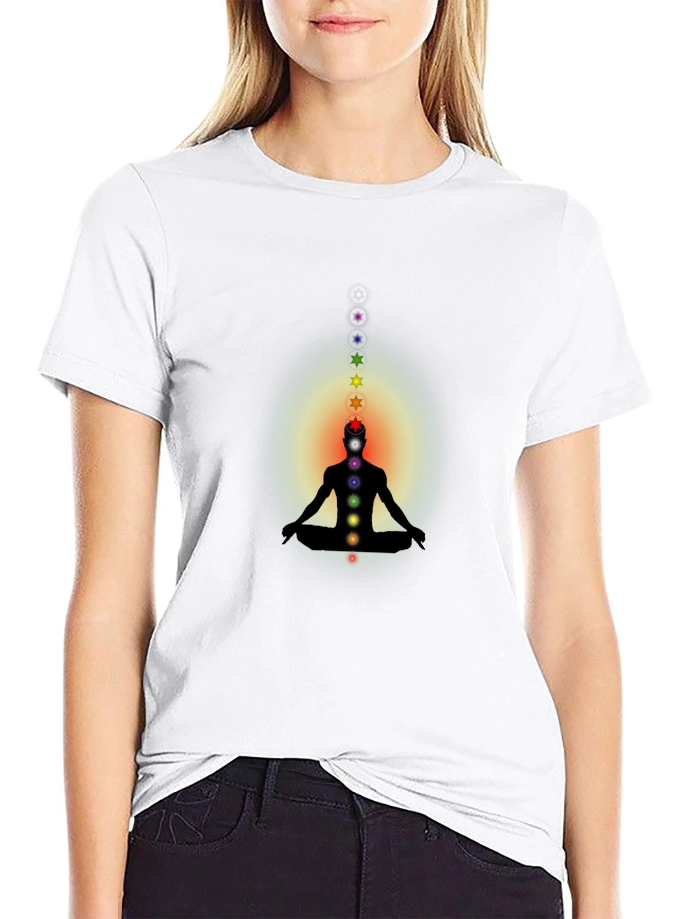 Chakra Meditation Graphic T-Shirt