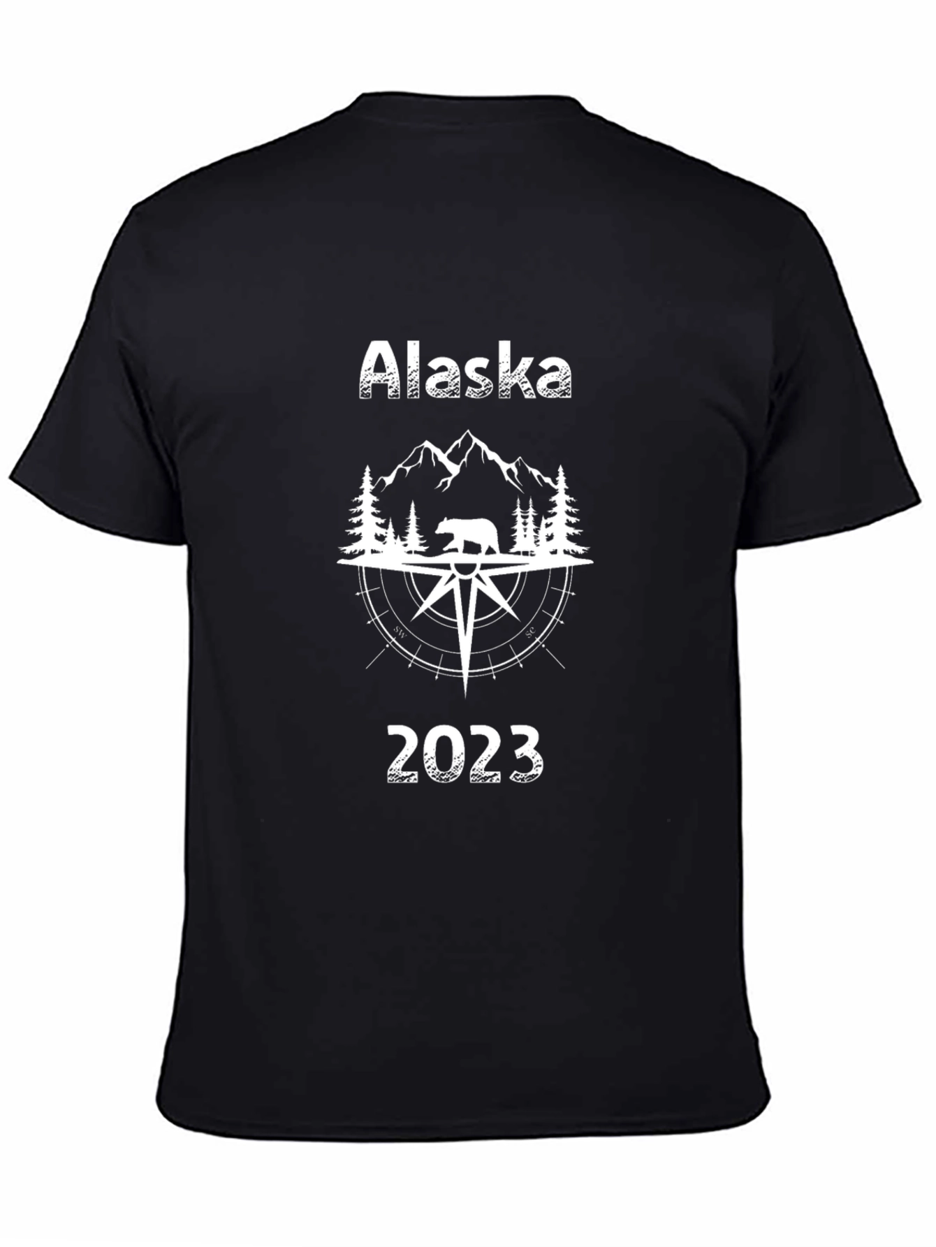 Alaska Bear 2023 Black T-Shirt