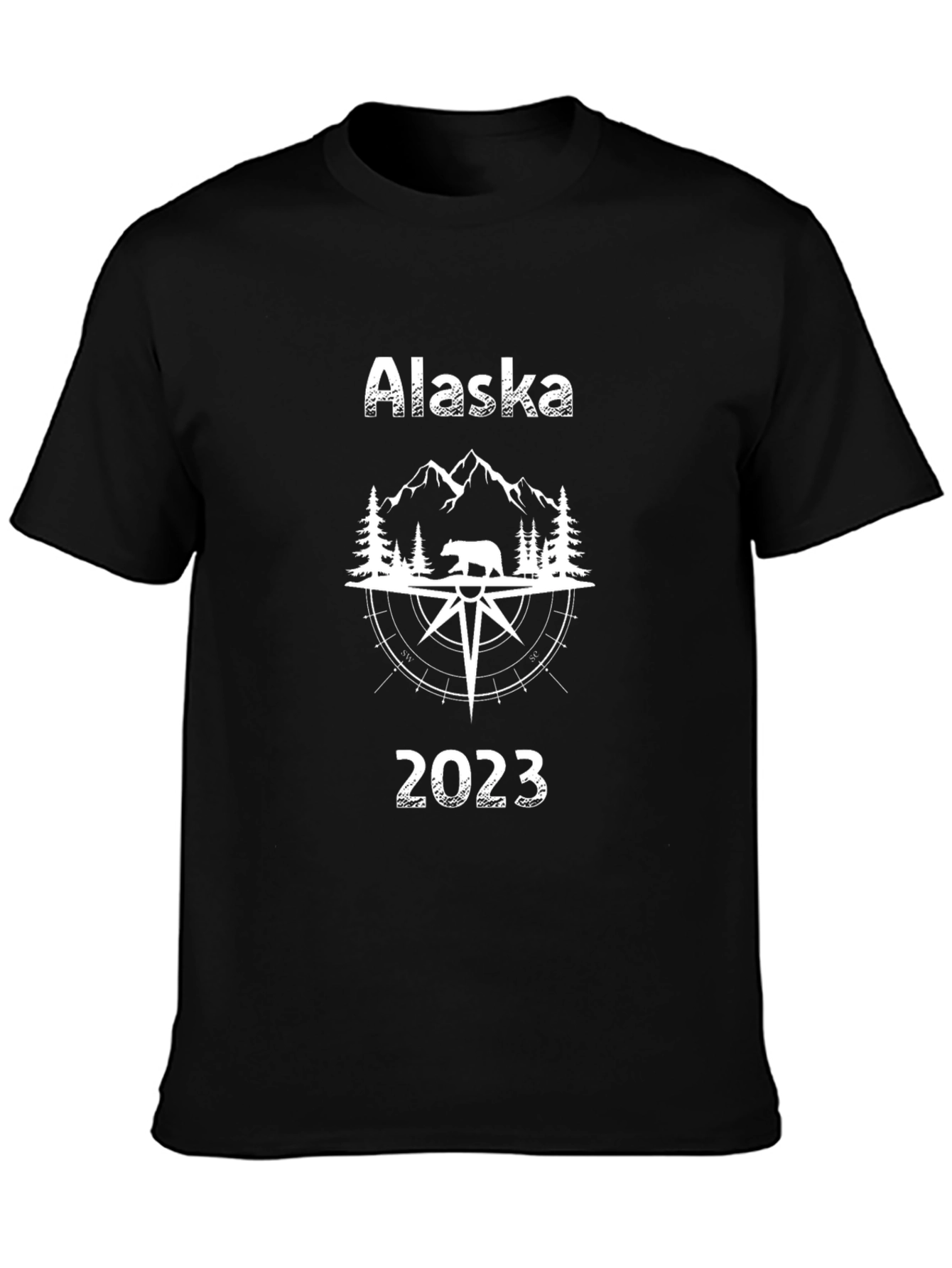 Alaska Bear 2023 Black T-Shirt