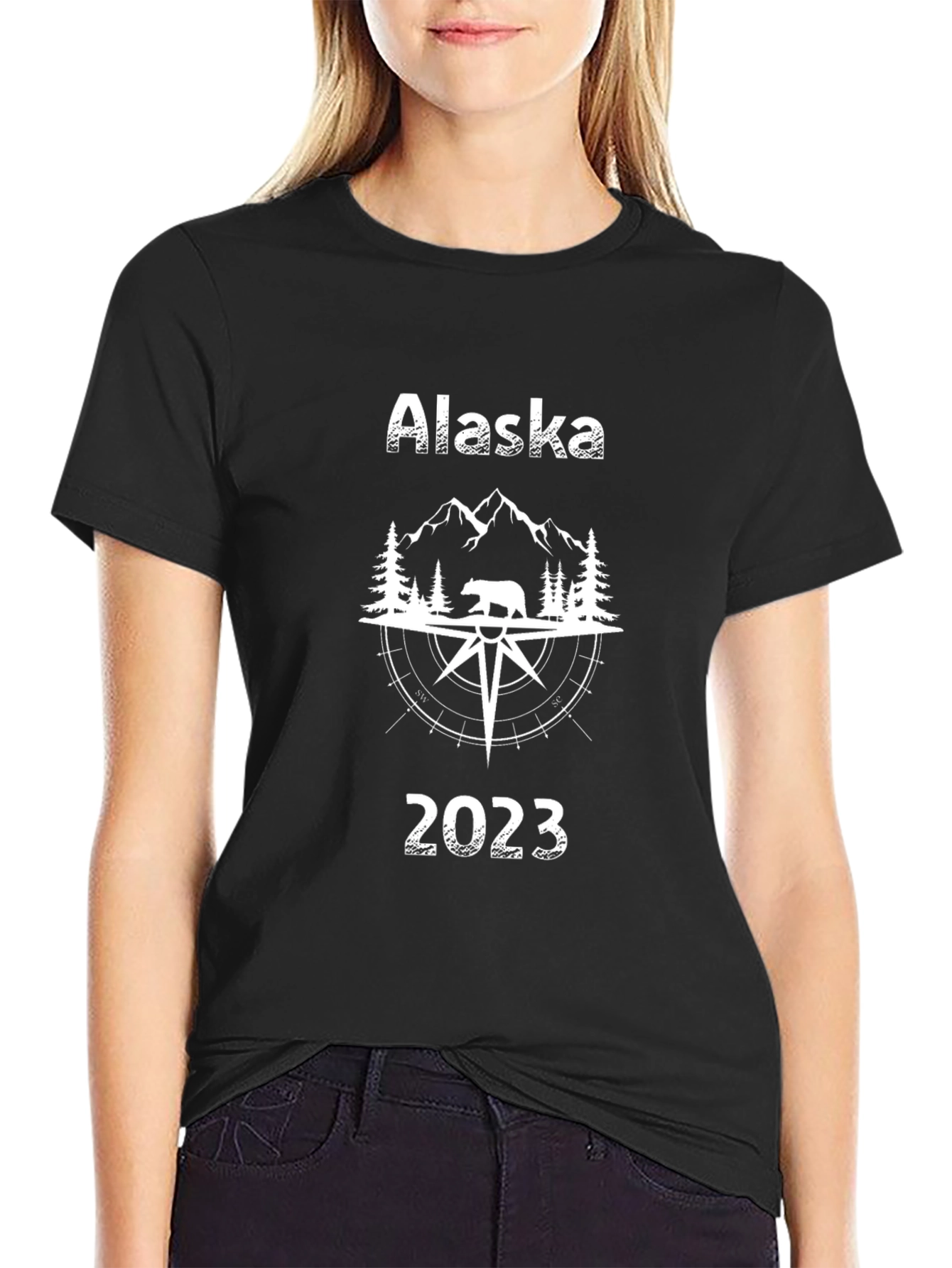 Alaska Bear 2023 Black T-Shirt