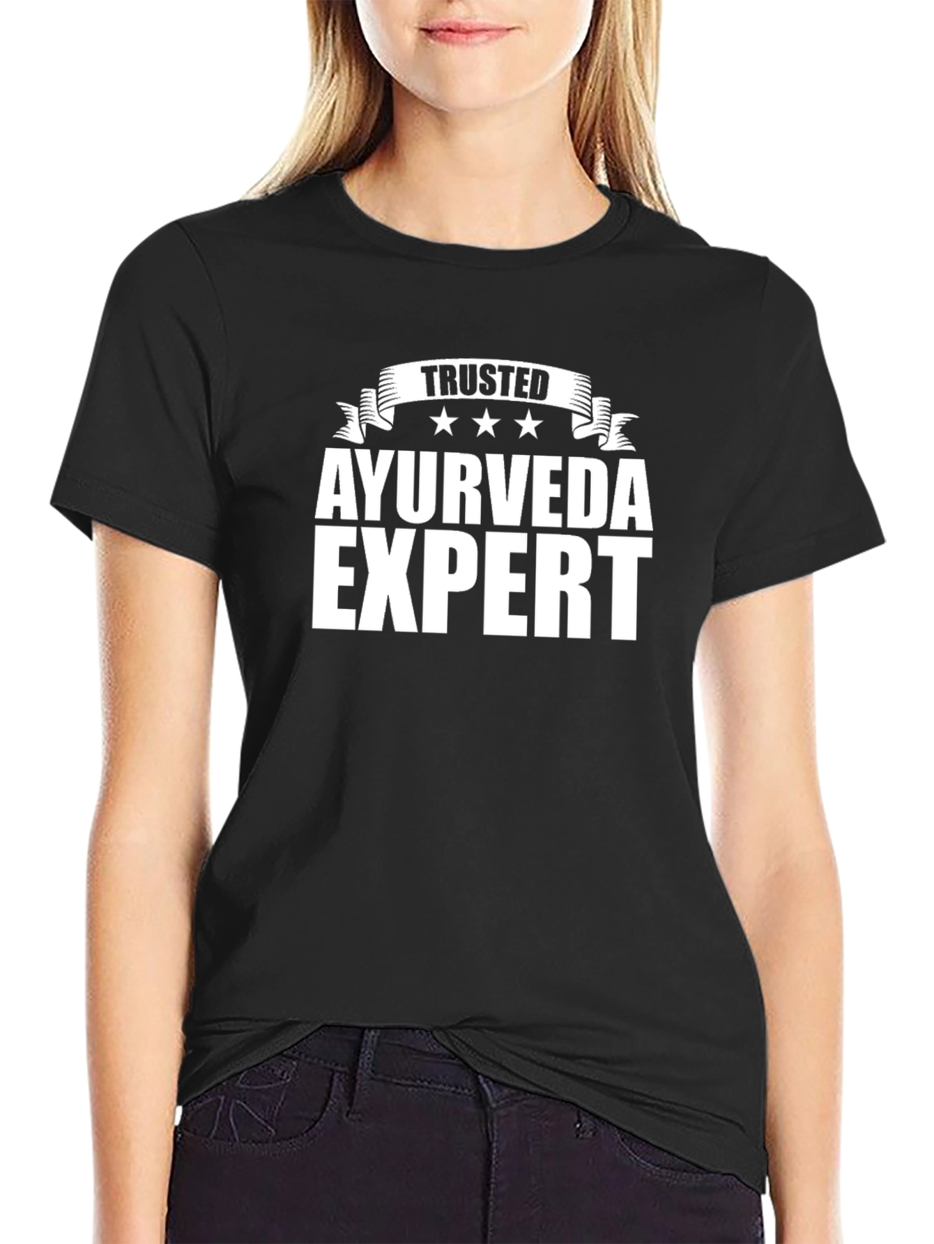Trusted Ayurveda Expert Black T-Shirt