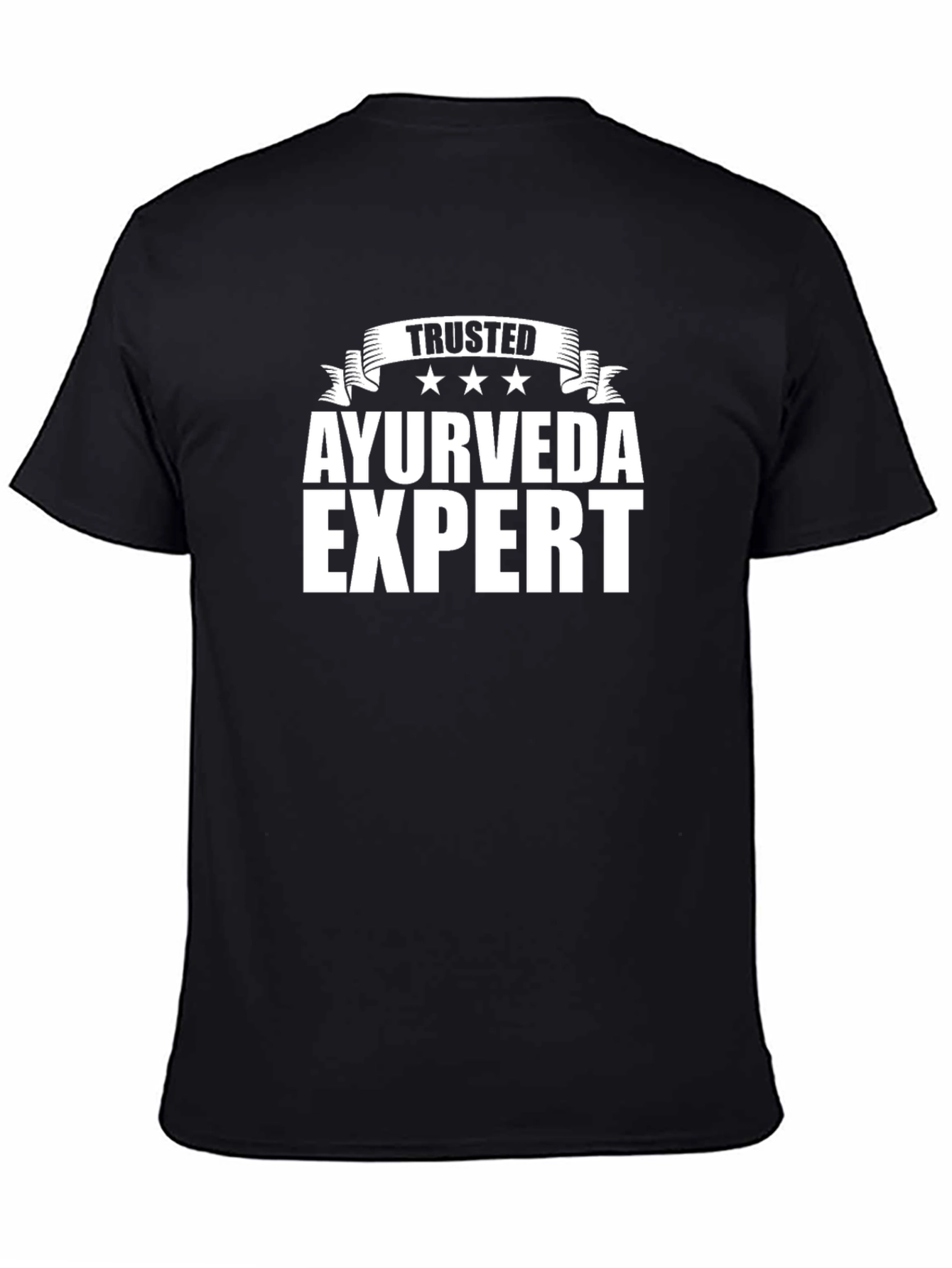 Trusted Ayurveda Expert Black T-Shirt