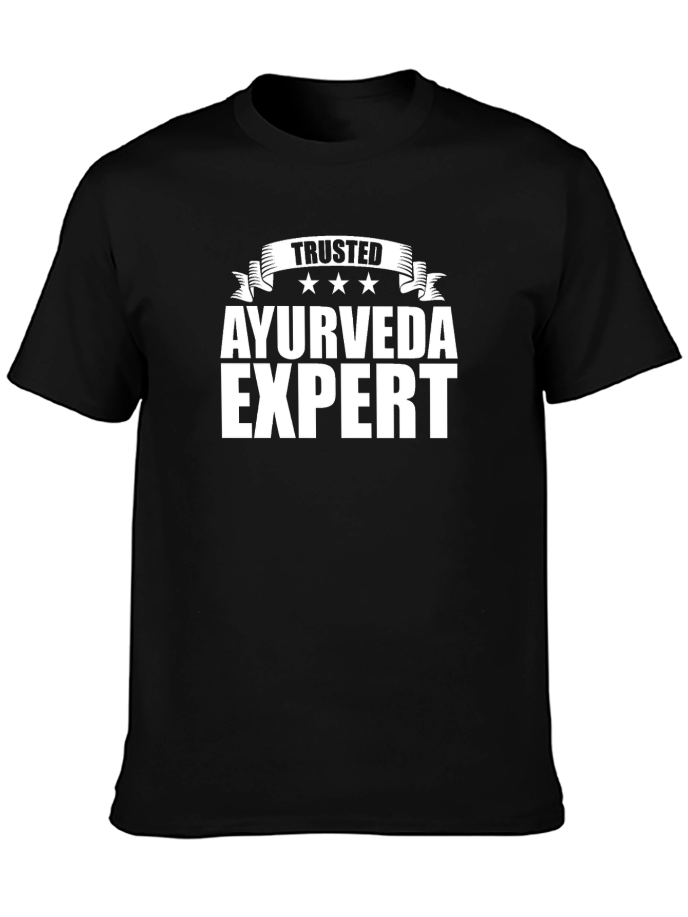 Trusted Ayurveda Expert Black T-Shirt