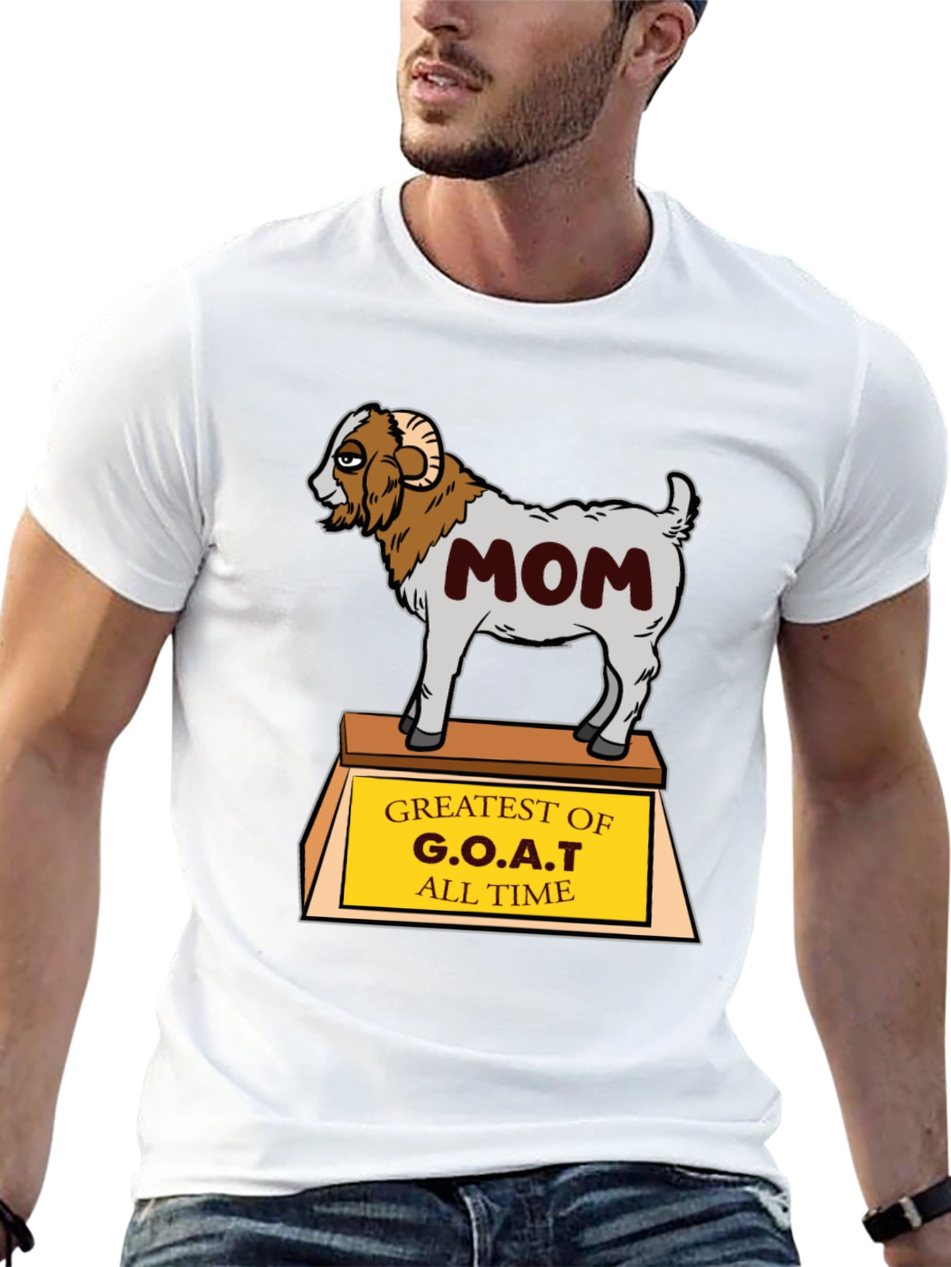 G.O.A.T. Mom T-Shirt - Greatest Of All Time
