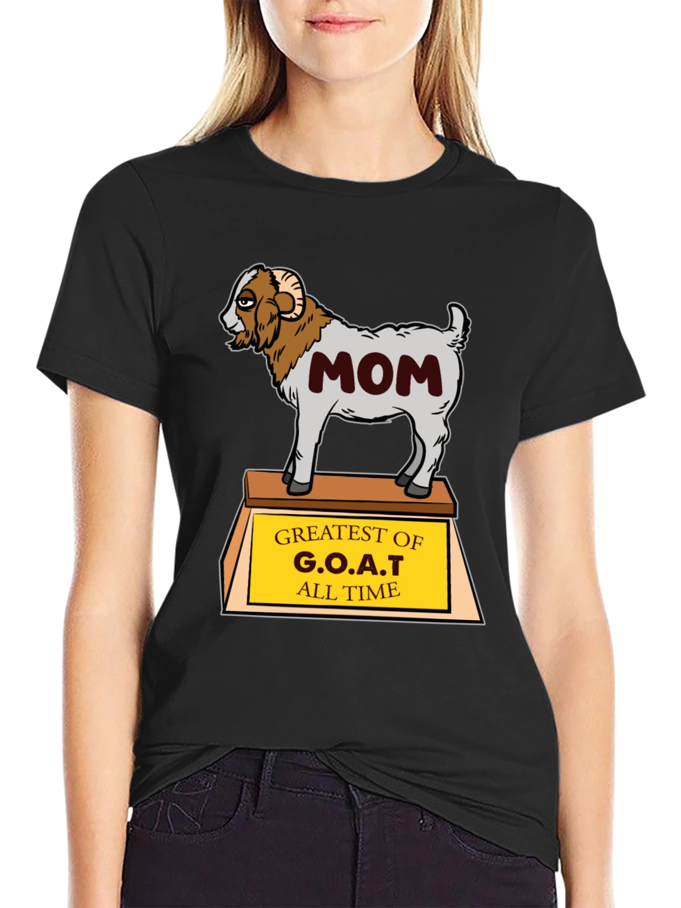 G.O.A.T. Mom T-Shirt - Greatest Of All Time