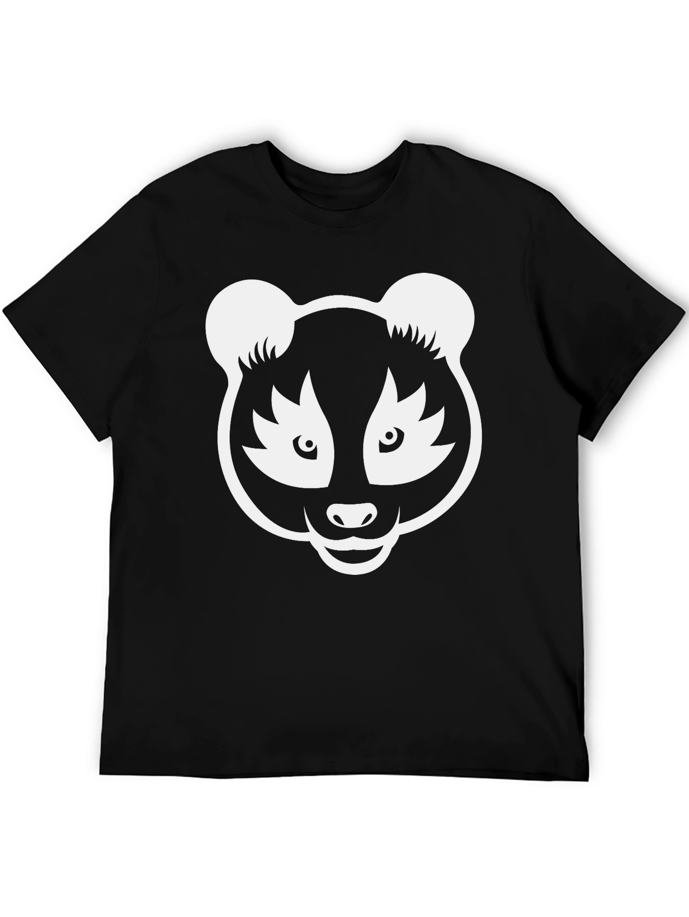 Panda Graphic T-Shirt - Black