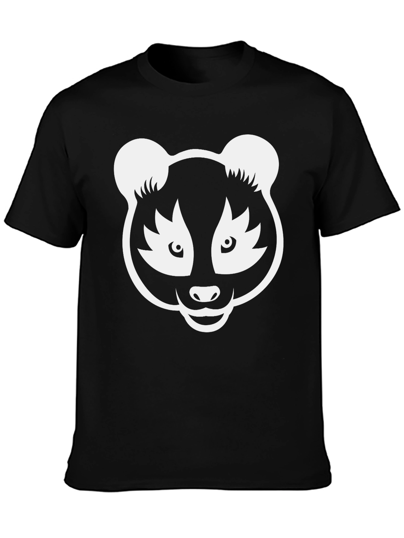 Panda Graphic T-Shirt - Black