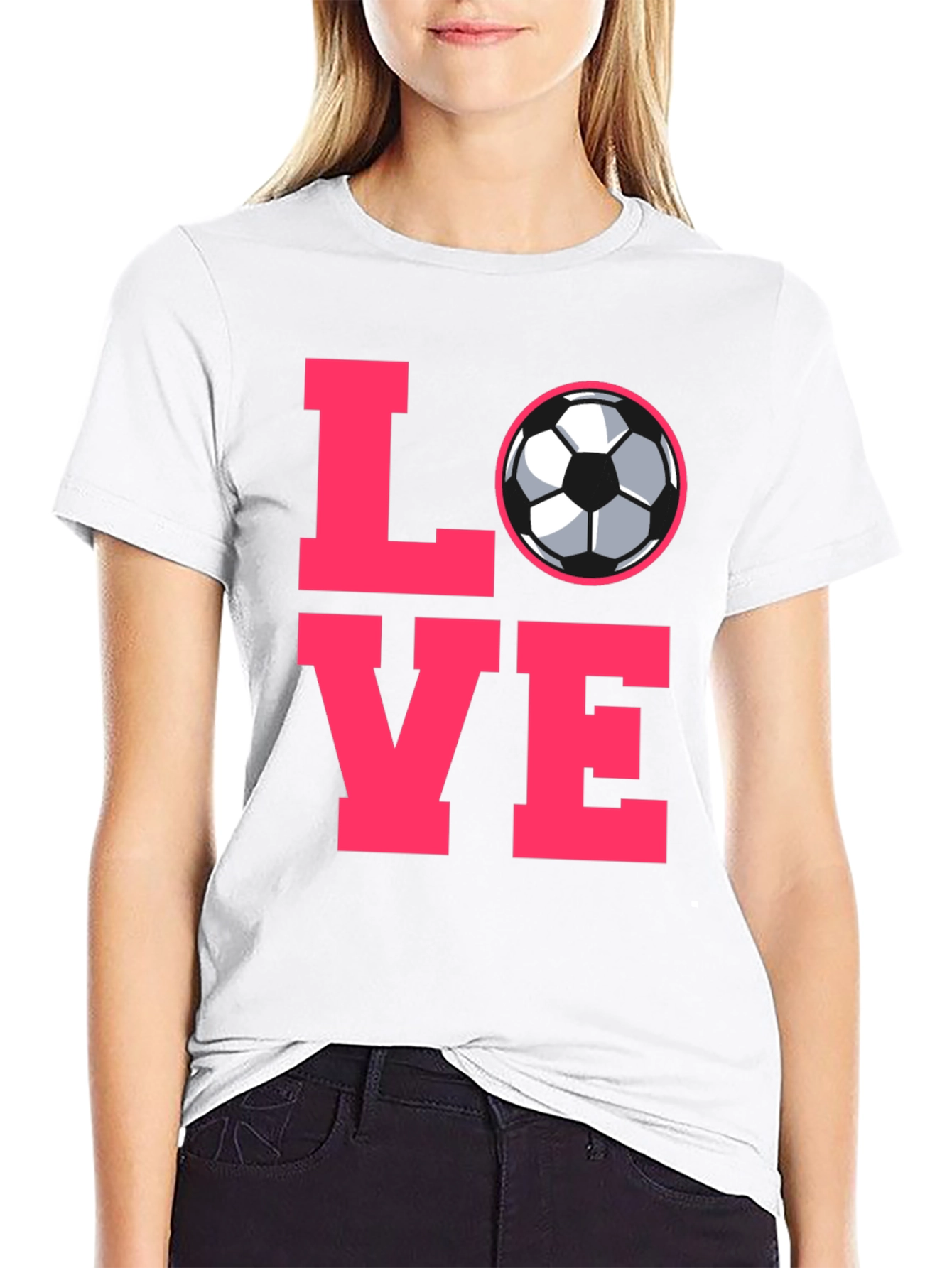 Love Soccer Graphic T-Shirt
