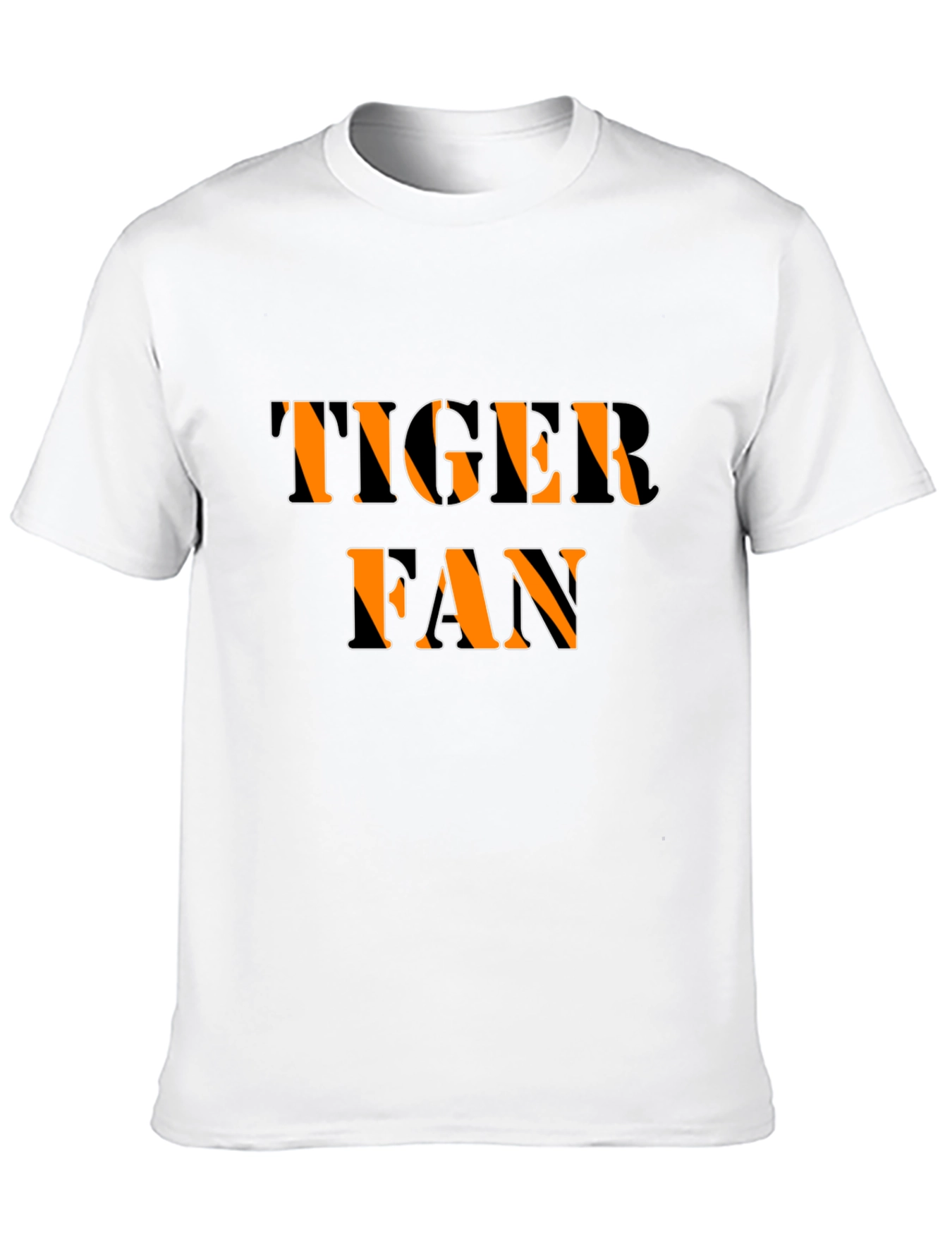 Tiger Fan T-Shirt - Black Graphic Tee