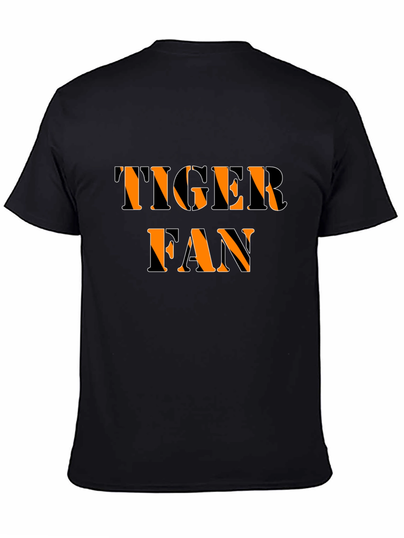 Tiger Fan T-Shirt - Black Graphic Tee