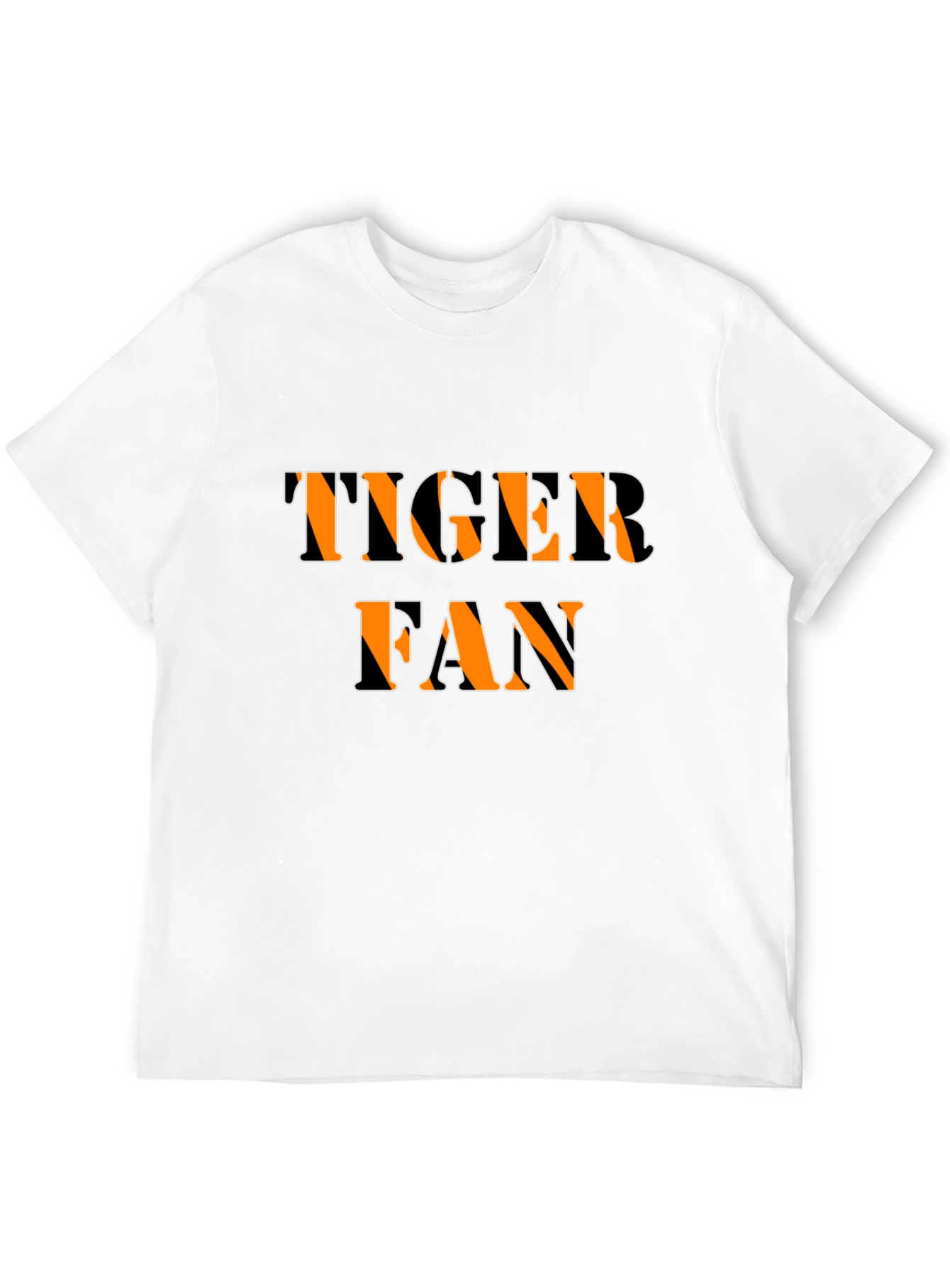 Tiger Fan T-Shirt - Black Graphic Tee