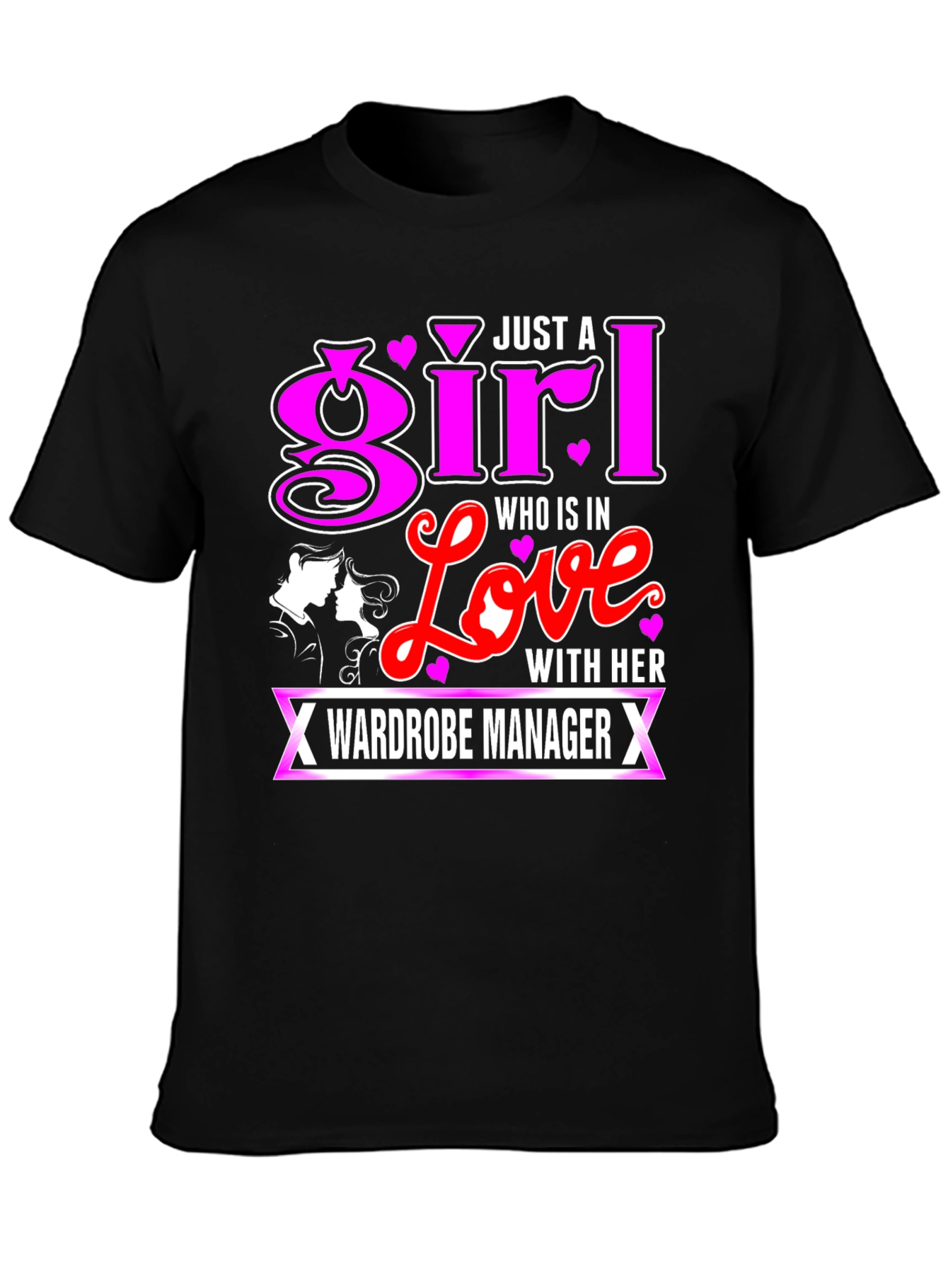Wardrobe Manager Girl in Love Graphic T-Shirt