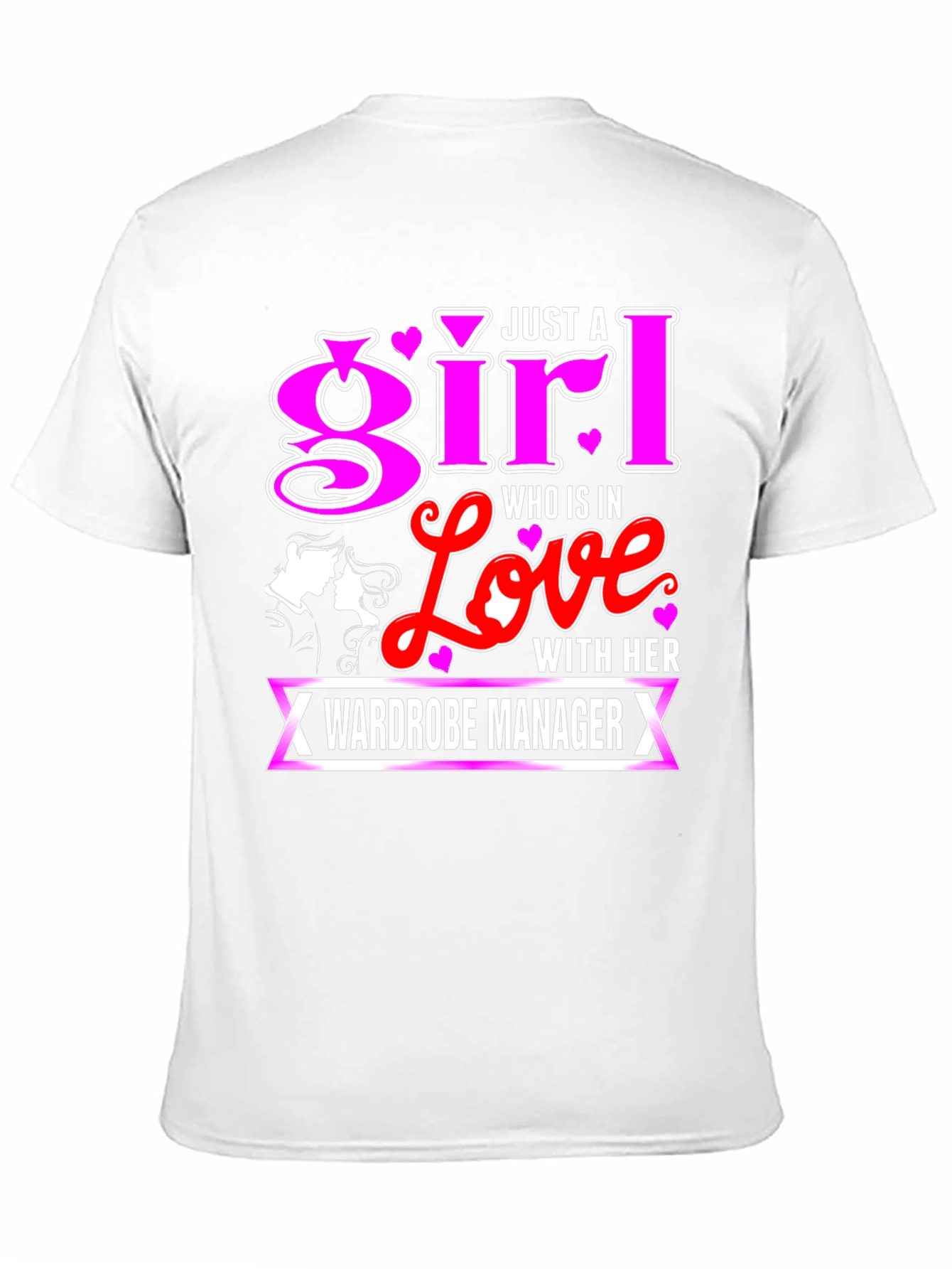 Wardrobe Manager Girl in Love Graphic T-Shirt
