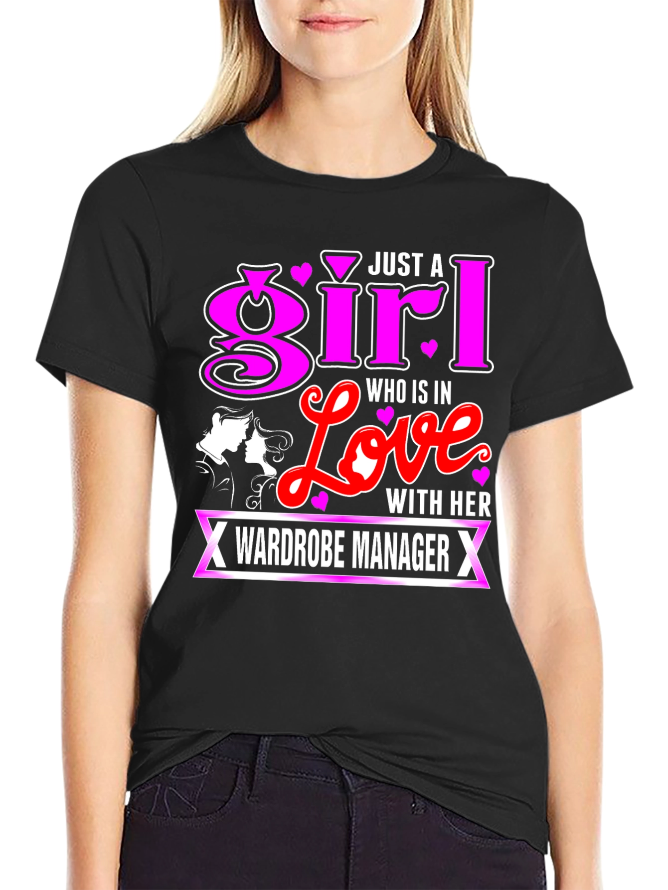 Wardrobe Manager Girl in Love Graphic T-Shirt