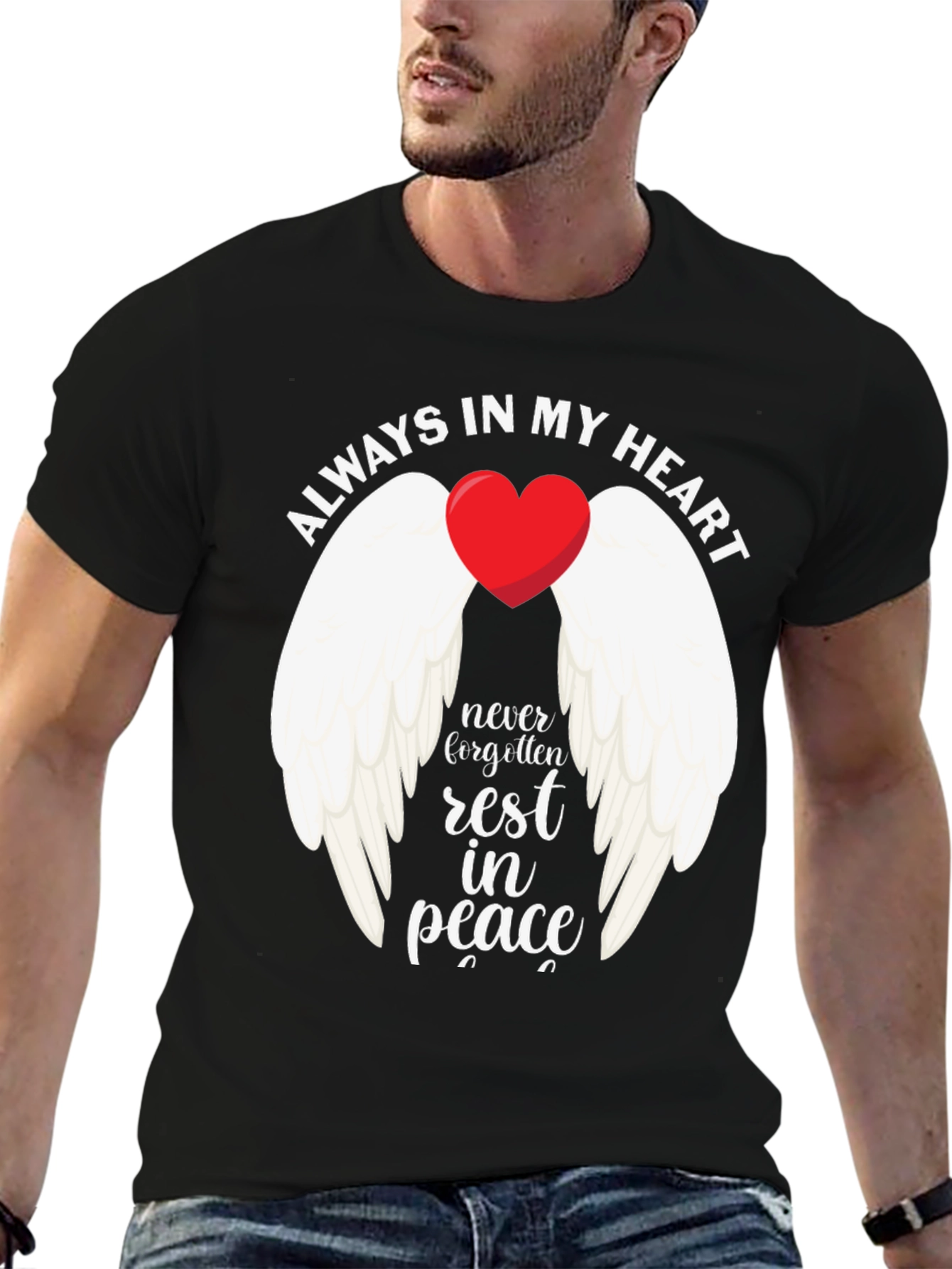 Always In My Heart Memorial T-Shirt
