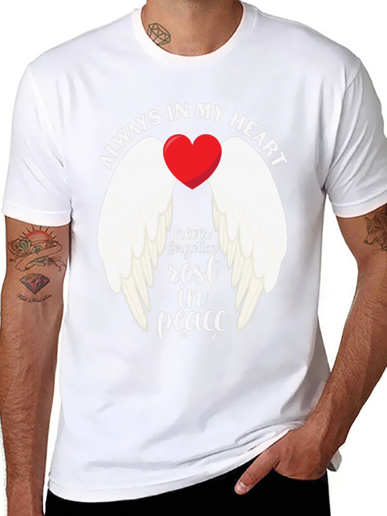 Always In My Heart Memorial T-Shirt