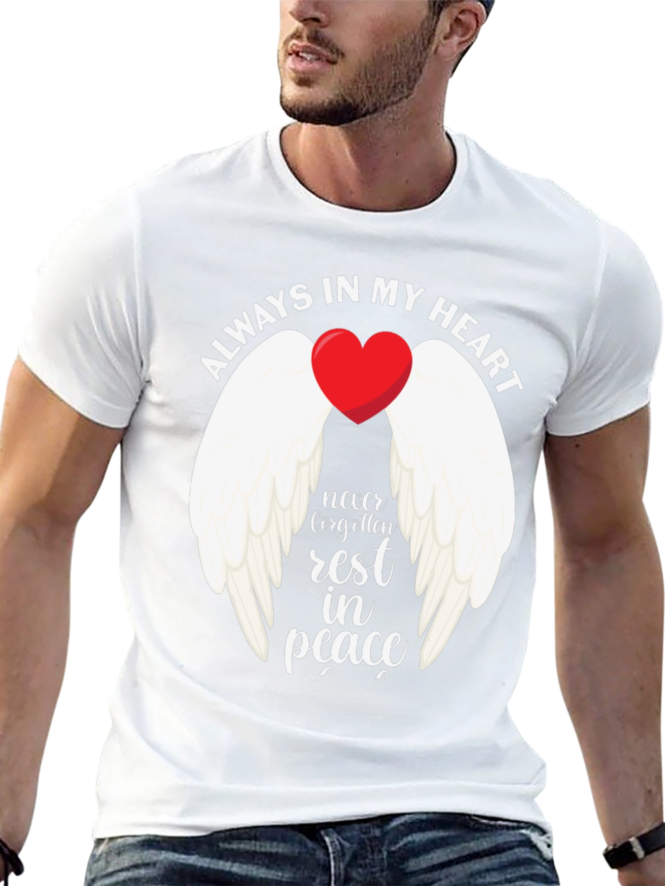 Always In My Heart Memorial T-Shirt